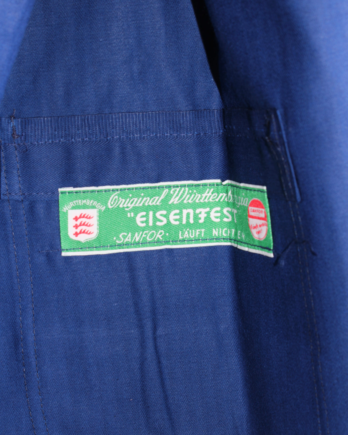 VINTAGE WORKWEAR CHORE JACKET HBT BLEU DE TRAVAIL - M/L