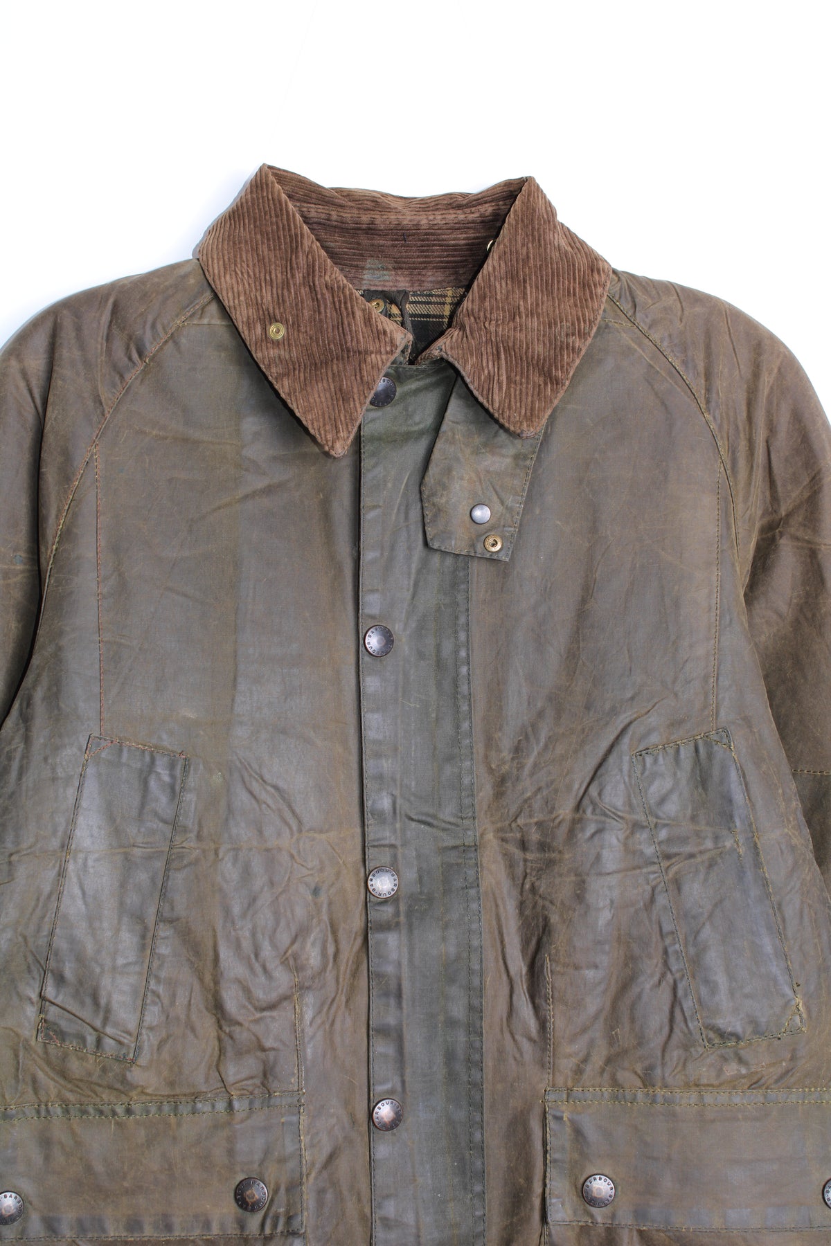 BARBOUR BEDALE WAX JACKET GREEN - S/M
