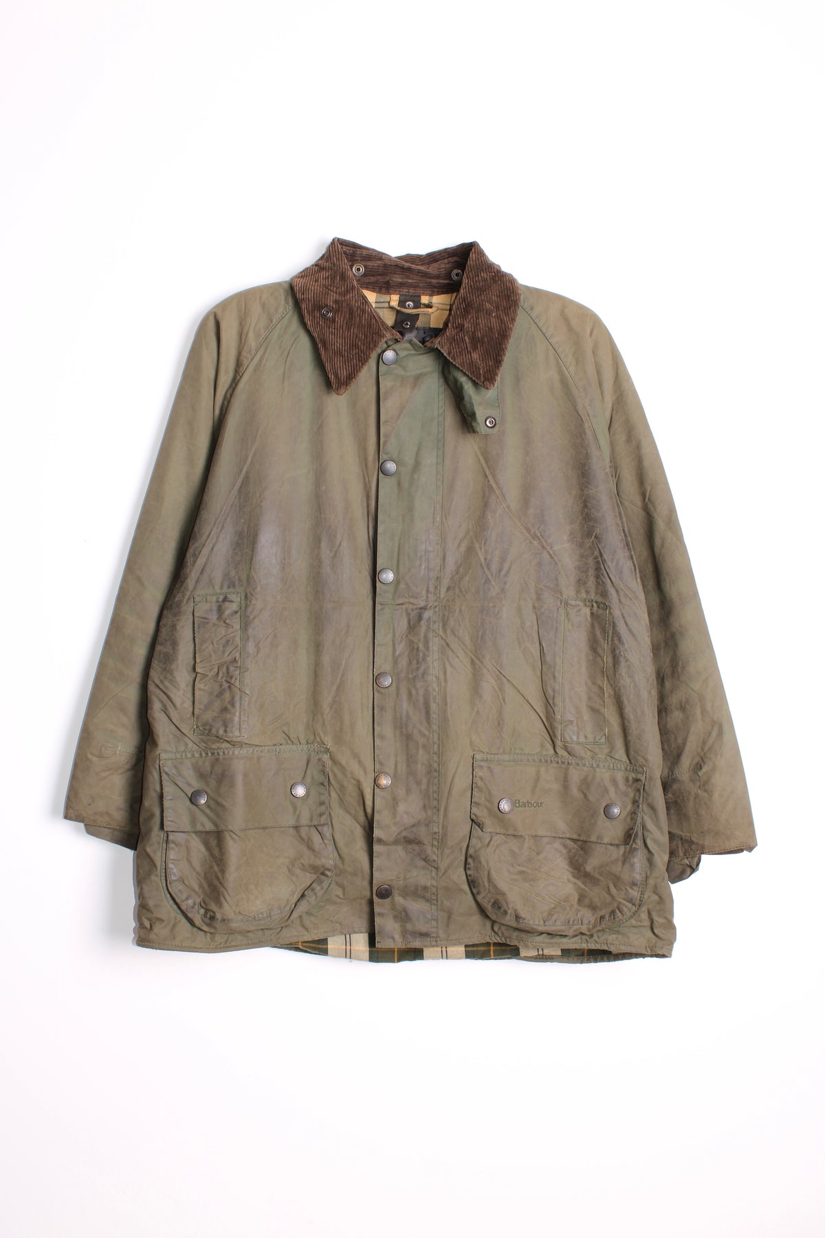 BARBOUR BEAUFORT WAX JACKET GREEN - L/XL