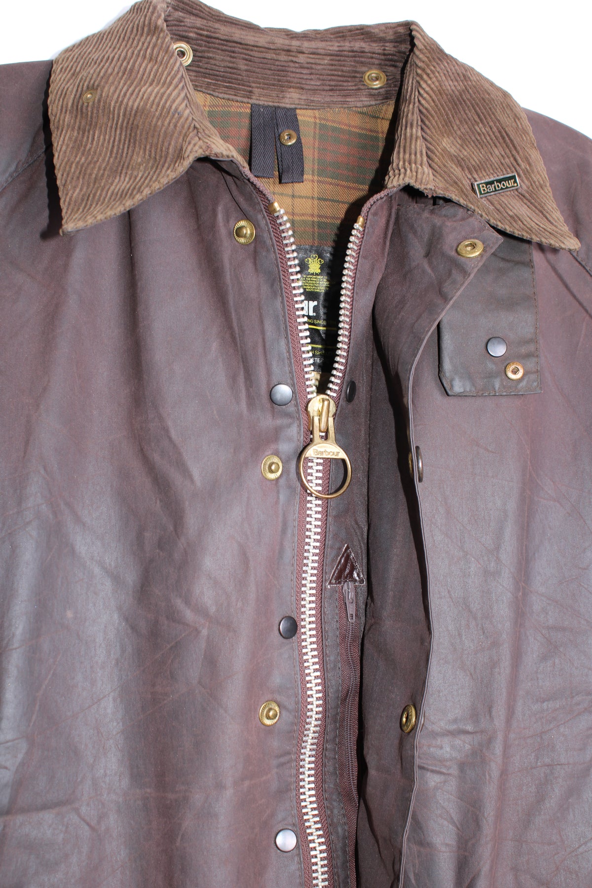 BARBOUR BEAUFORT WAX JACKET RUSTIC BROWN - M/L