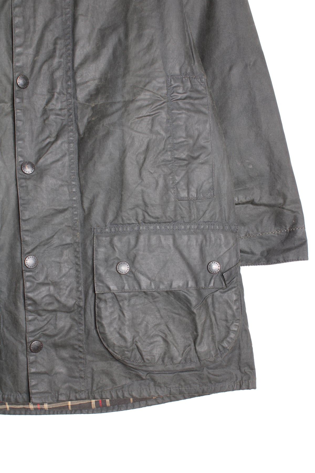BARBOUR BEAUFORT WAX JACKET BLUE - S/M