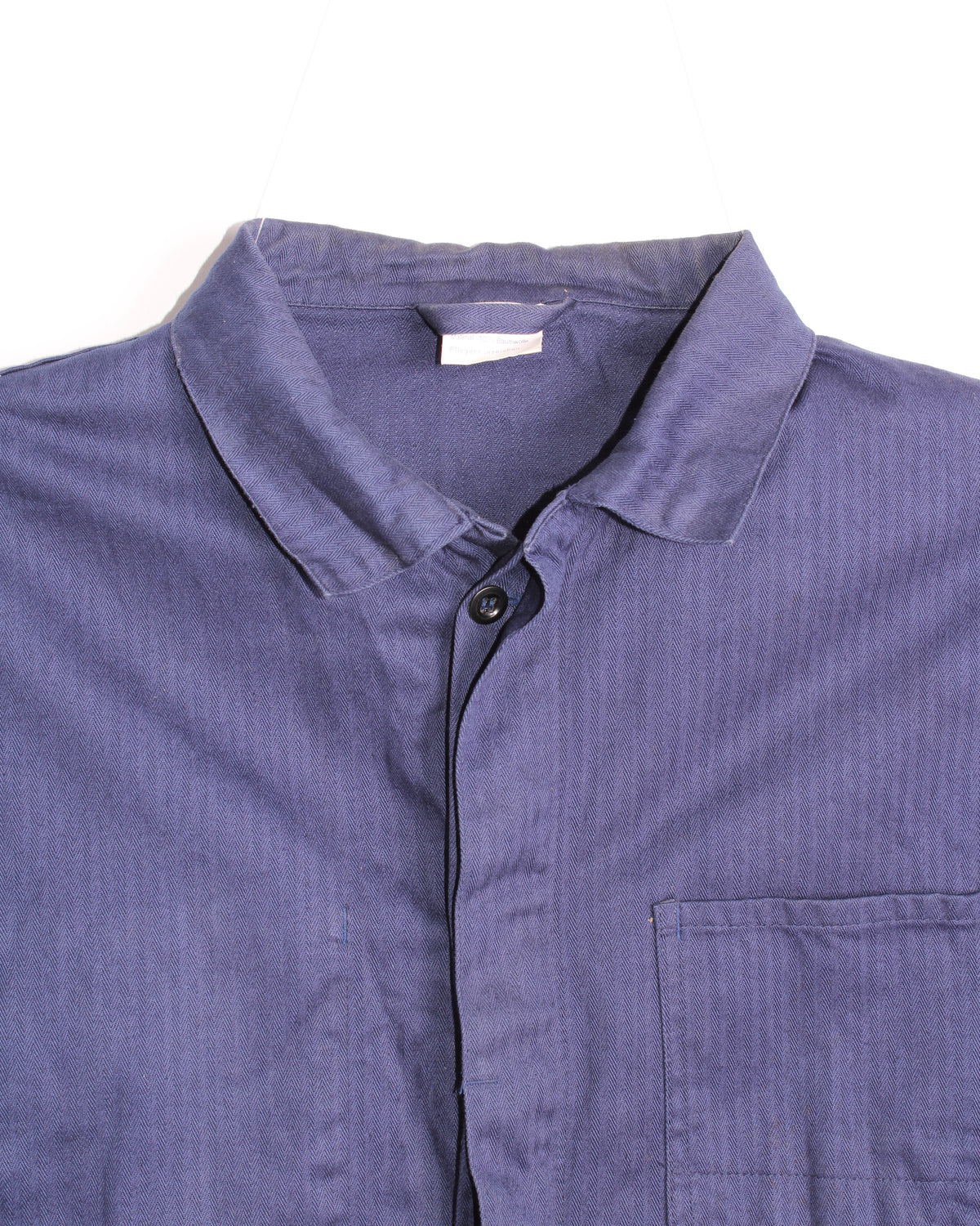 VINTAGE WORKWEAR CHORE JACKET HBT BLEU DE TRAVAIL - L/XL