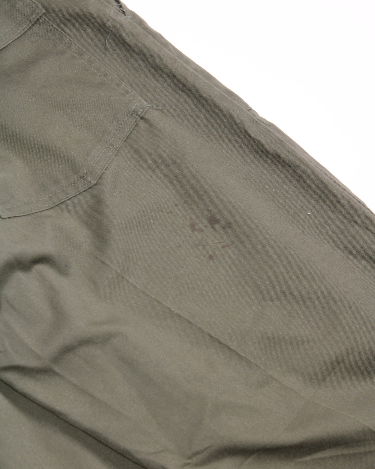 US ARMY VINTAGE OG 507 FATIGUE PANTS OLIVE GREEN - W30