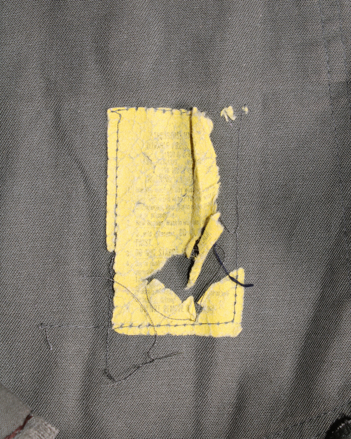 US ARMY VINTAGE OG 507 FATIGUE PAINTER PANTS OLIVE GREEN - W36
