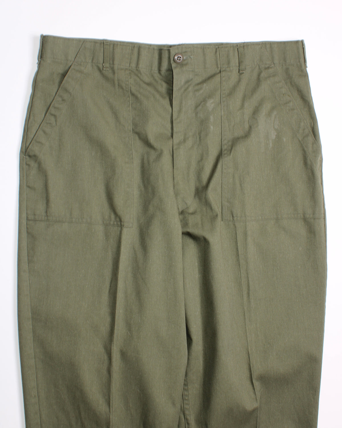 US ARMY VINTAGE OG 507 FATIGUE PANTS OLIVE GREEN - W40