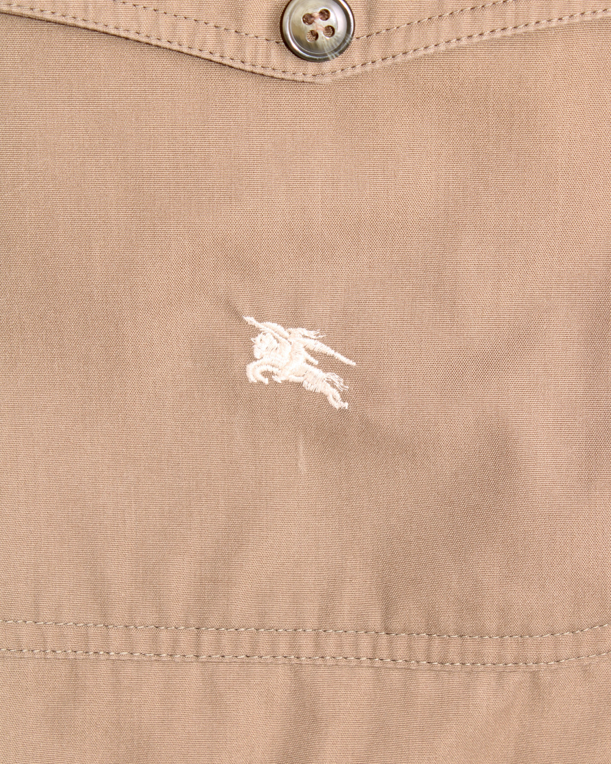 BURBERRY VINTAGE TRENCH COAT HEAVY JACKET KHAKI BEIGE - L/XL