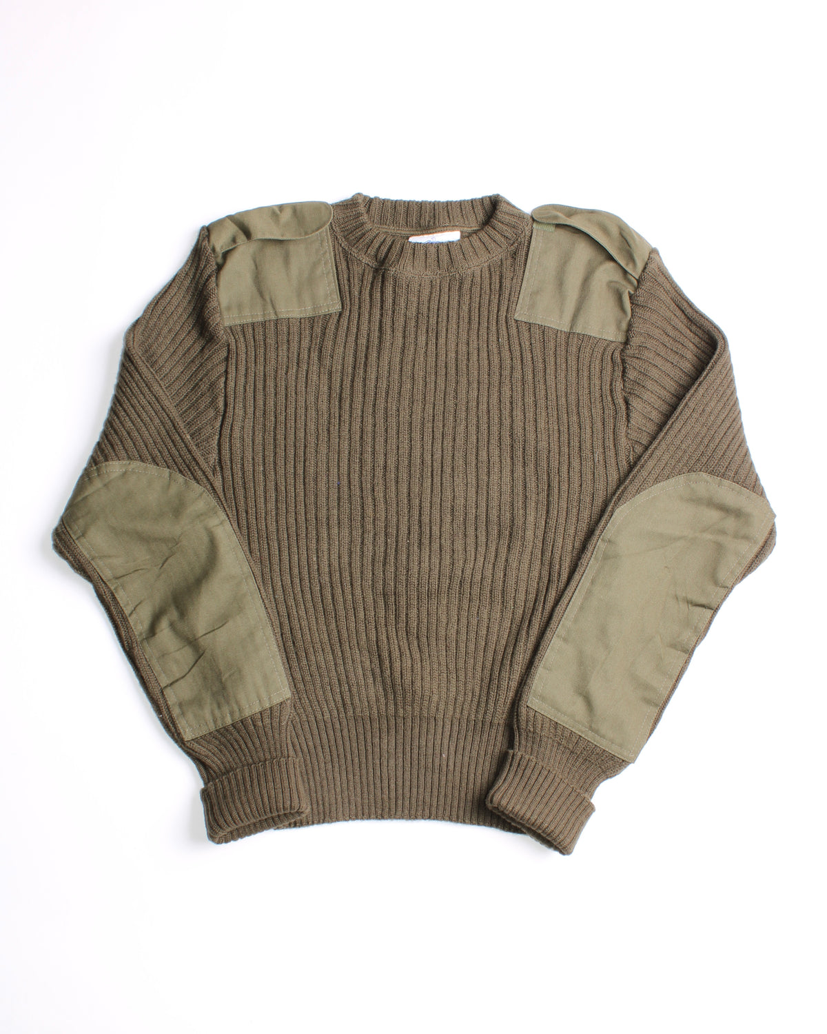 US ARMY VINTAGE WOOL KNIT OLIVE GREEN - S/M