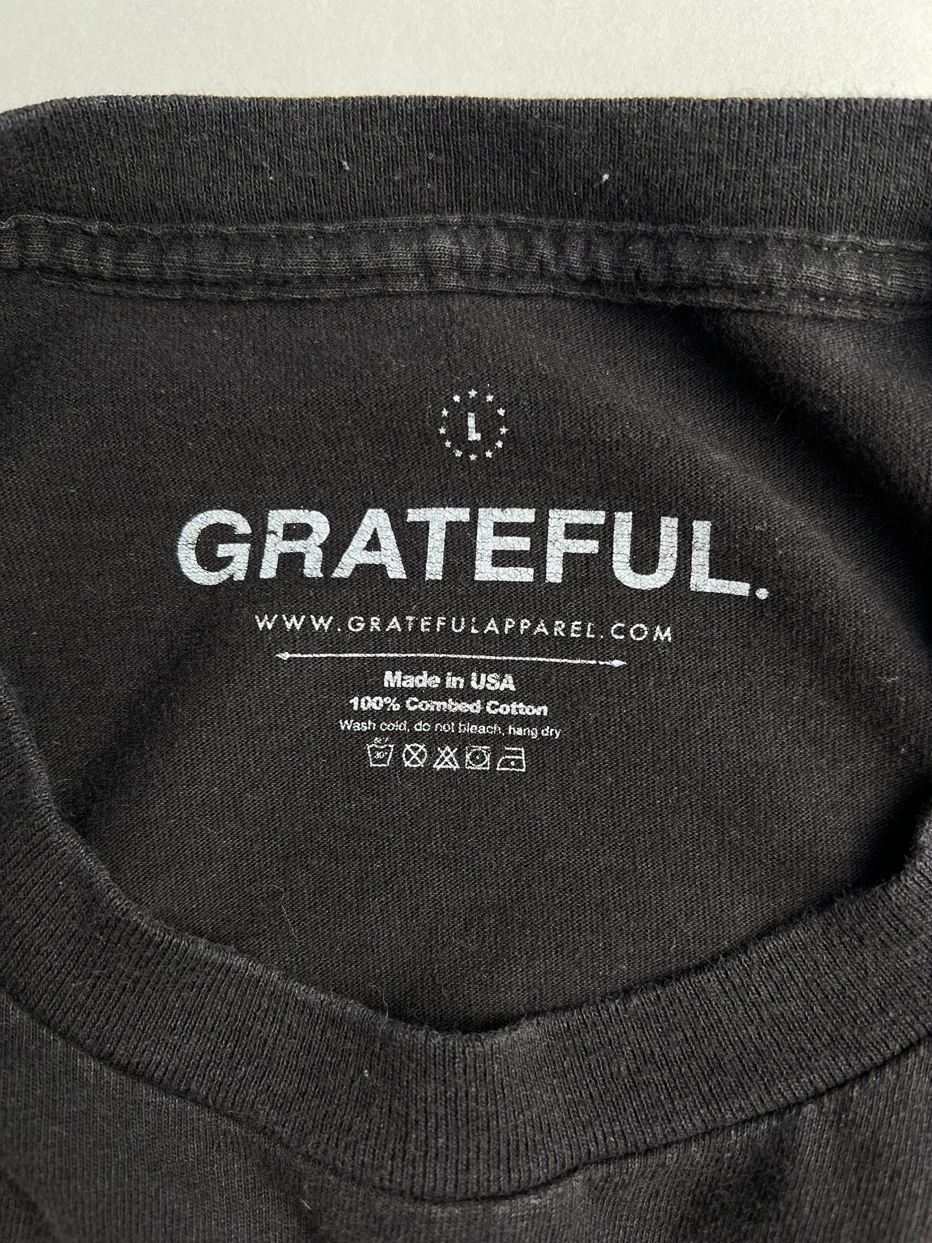 GRATEFUL DEAD VINTAGE T-SHIRT BLACK - L