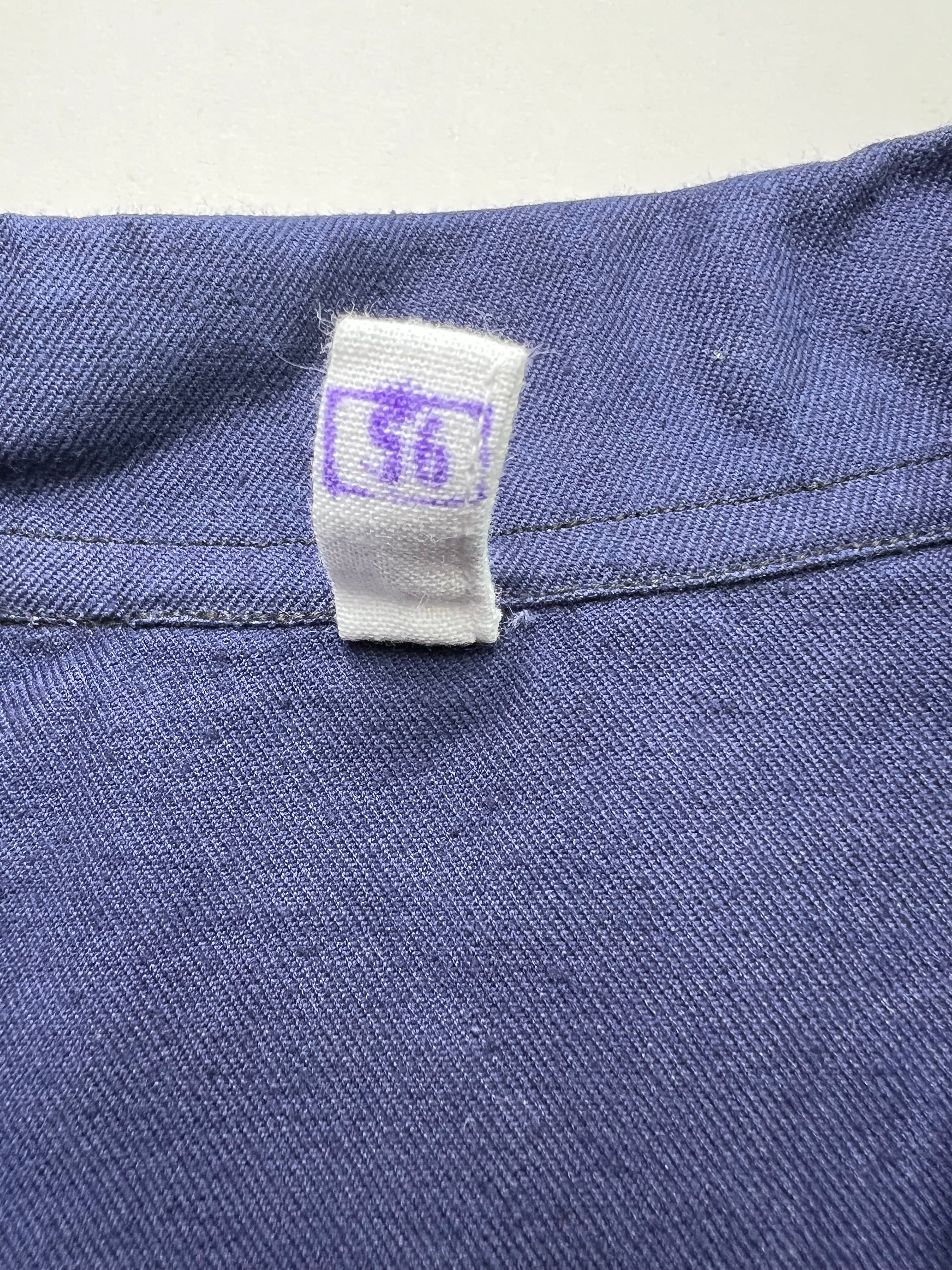 FRENCH WORK SHIRT JACKET VINTAGE BLEU DE TRAVAIL - L/XL