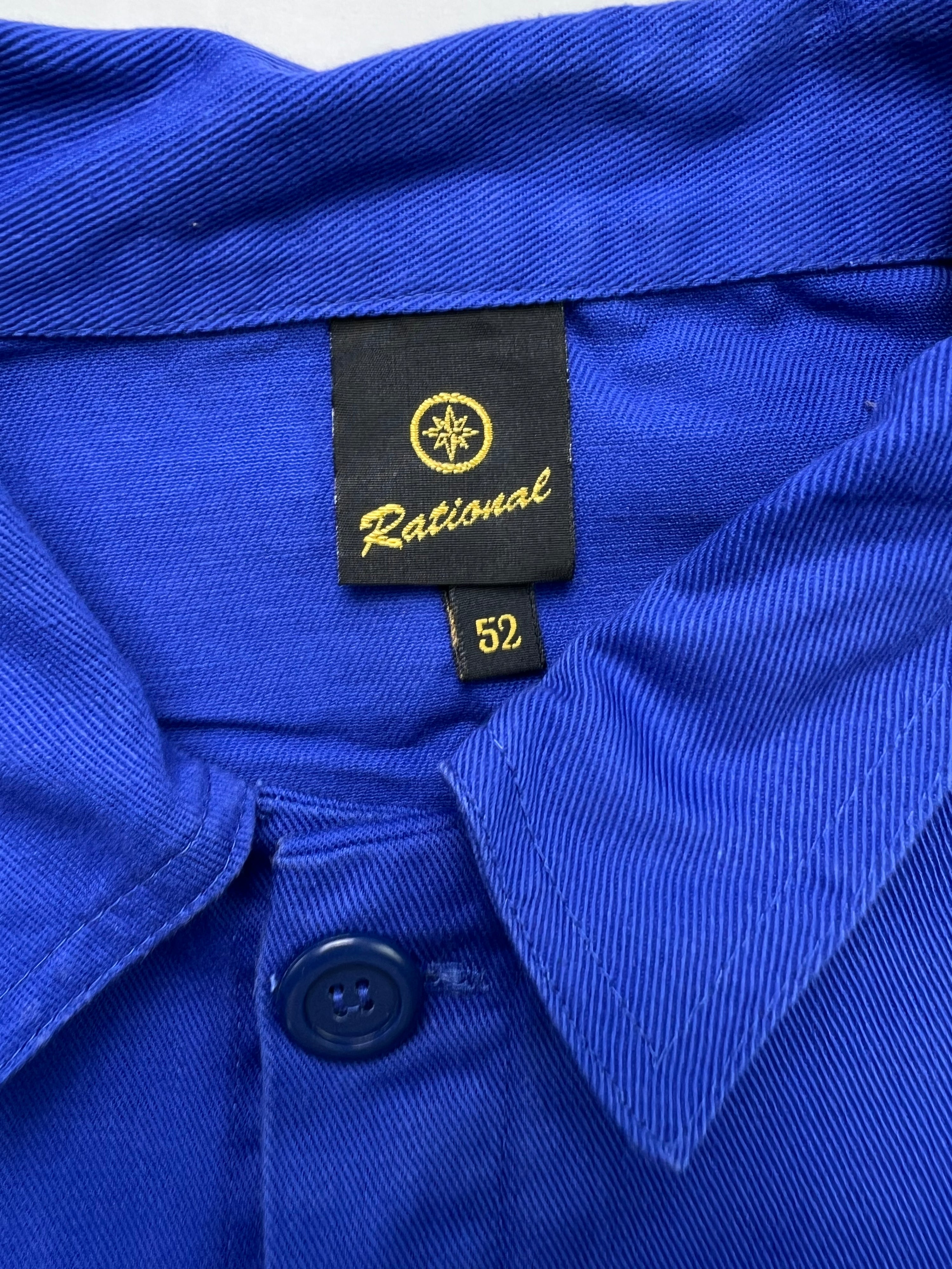 FRENCH WORK SHORT JACKET VINTAGE BLEU DE TRAVAIL - M/L