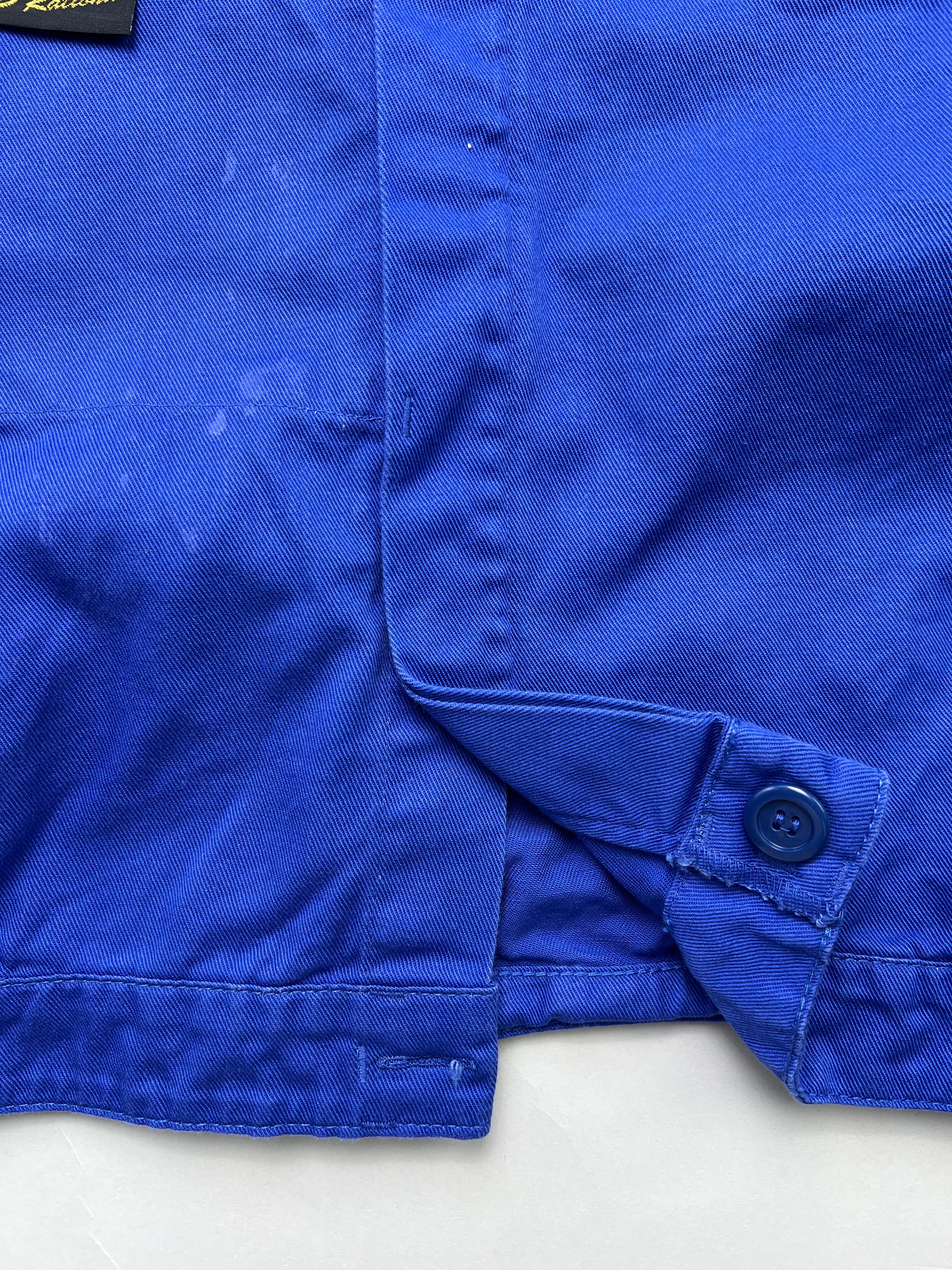 FRENCH WORK SHORT JACKET VINTAGE BLEU DE TRAVAIL - M/L