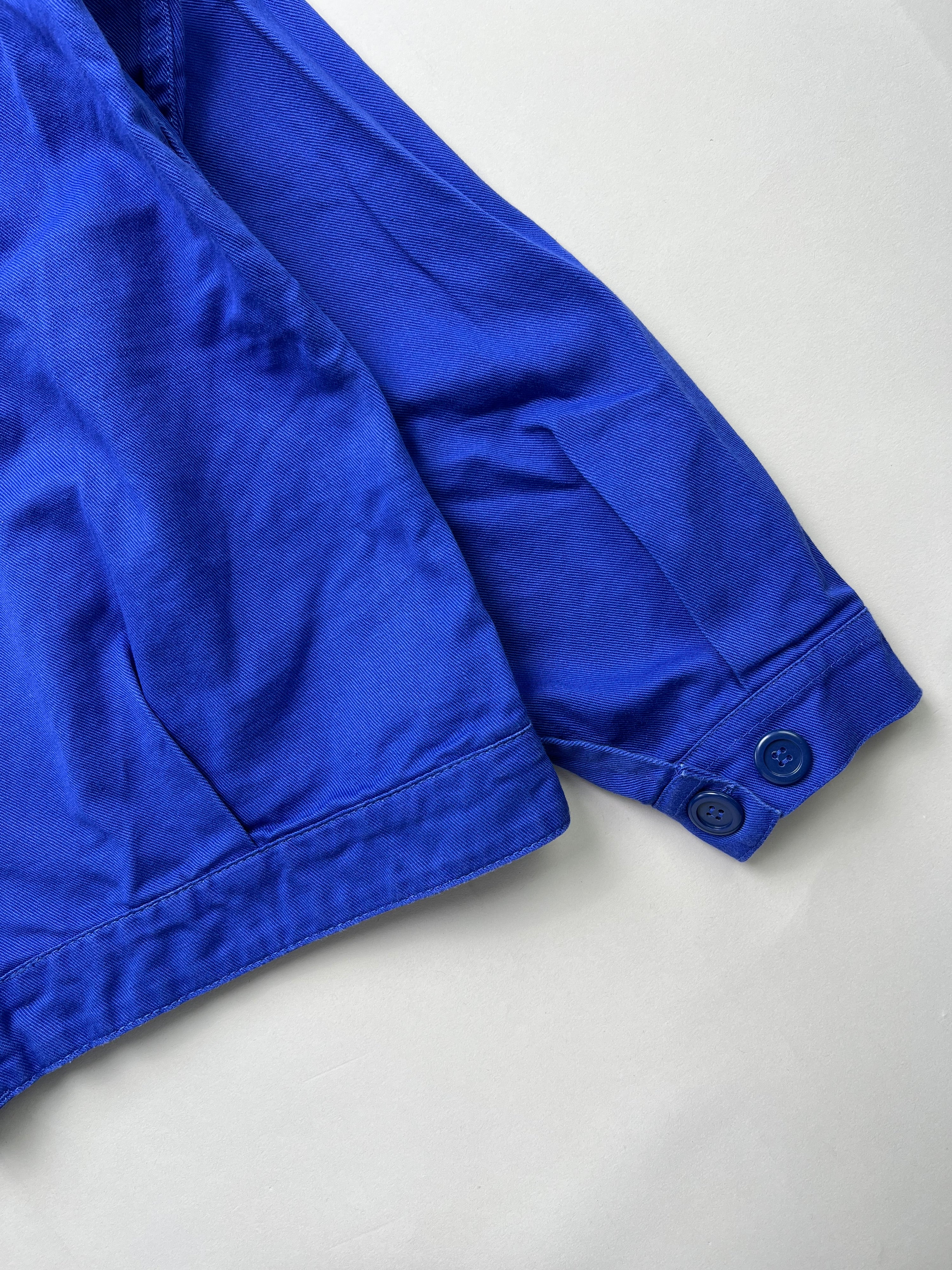 FRENCH WORK SHORT JACKET VINTAGE BLEU DE TRAVAIL - M/L