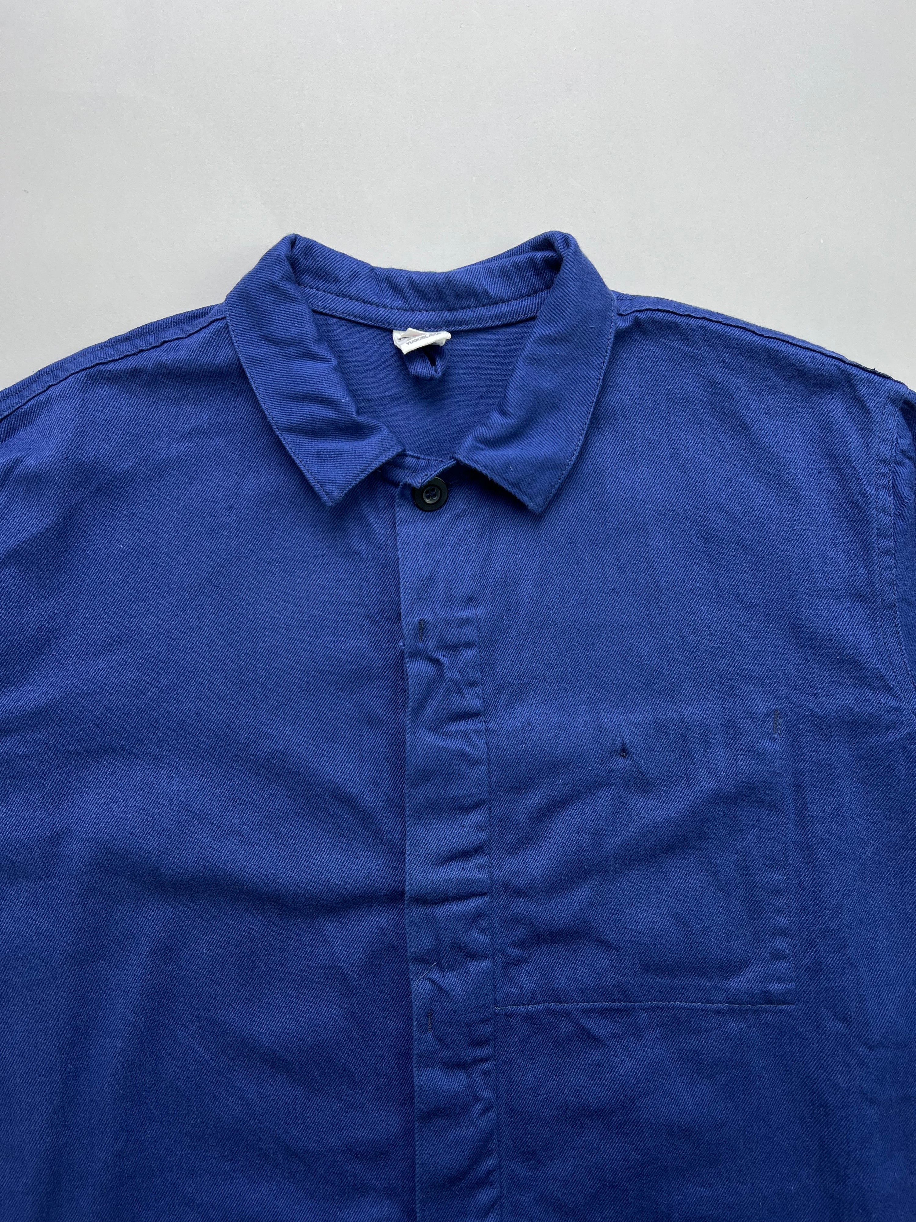 FRENCH WORK SHIRT JACKET VINTAGE BLEU DE TRAVAIL - L/XL