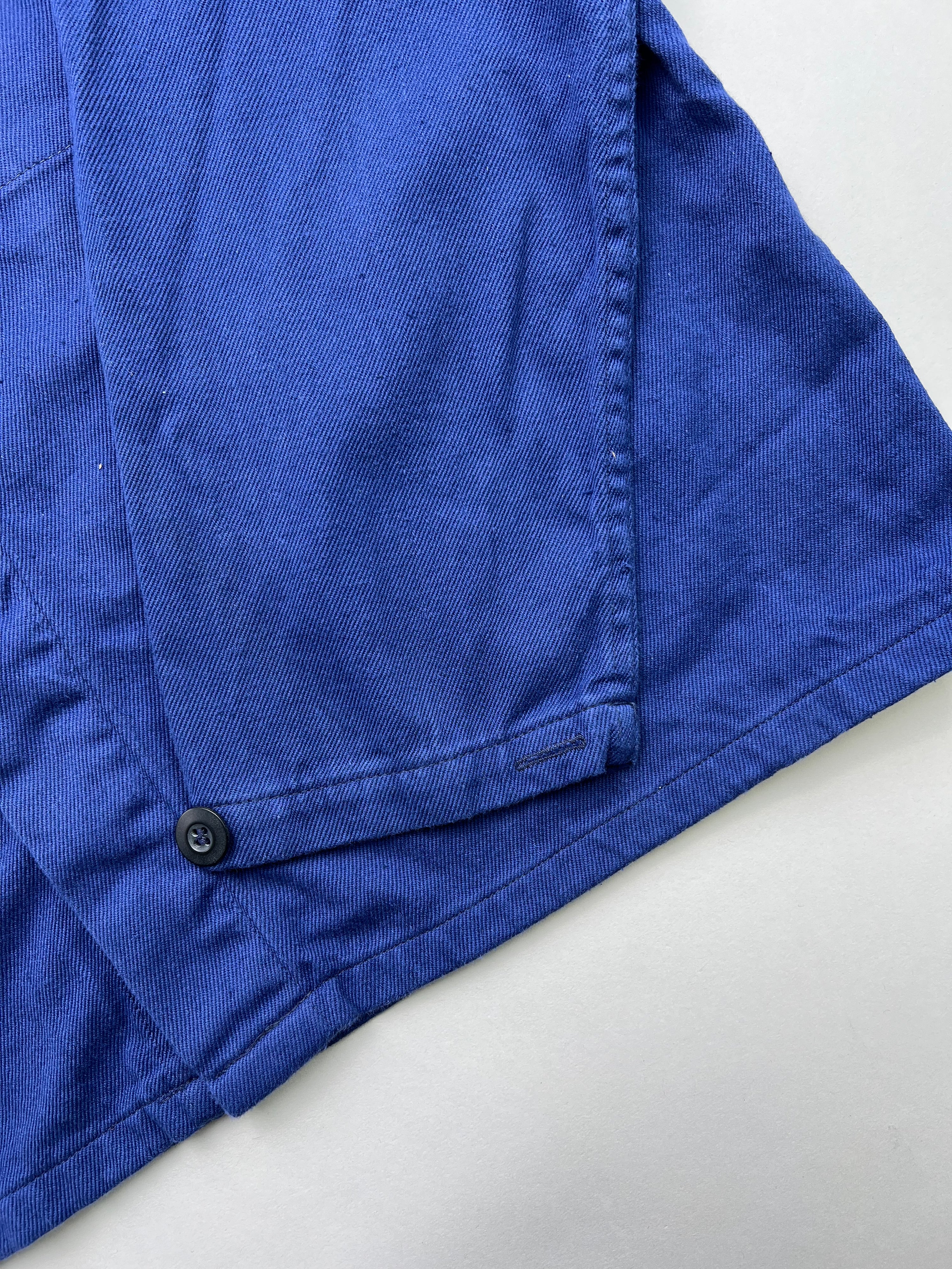 FRENCH WORK SHIRT JACKET VINTAGE BLEU DE TRAVAIL - L/XL