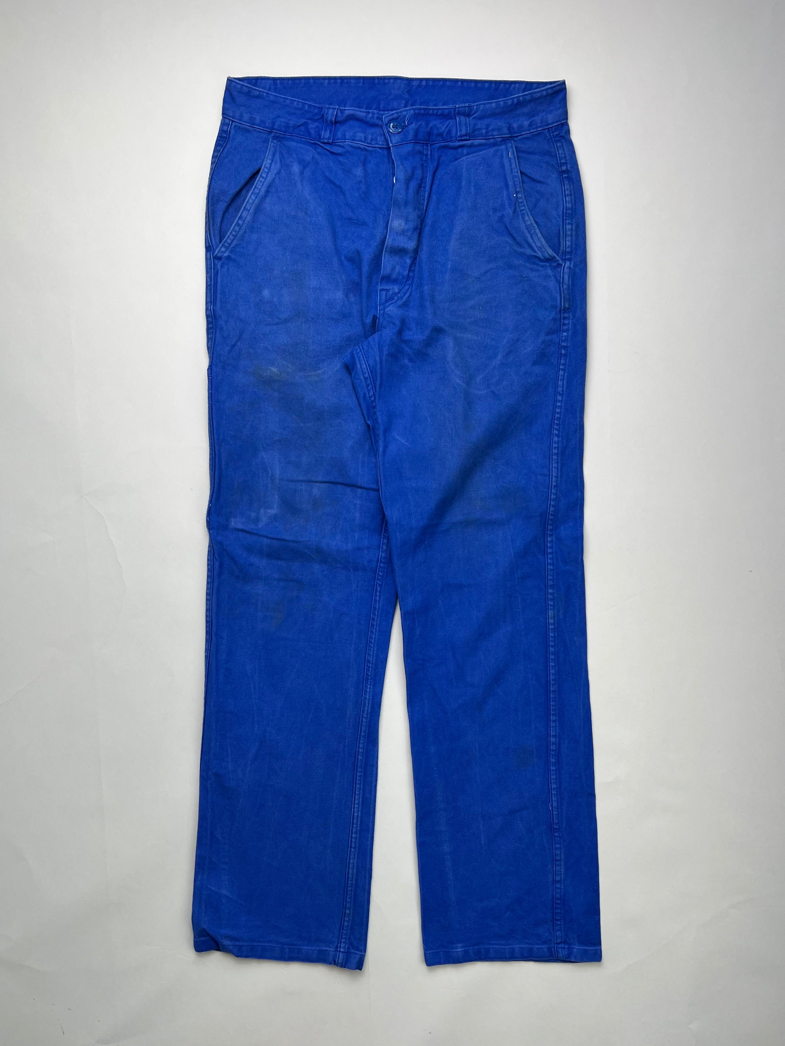 FRENCH WORKWEAR BLEU DE TRAVAIL VINTAGE WORK PANTS - W30