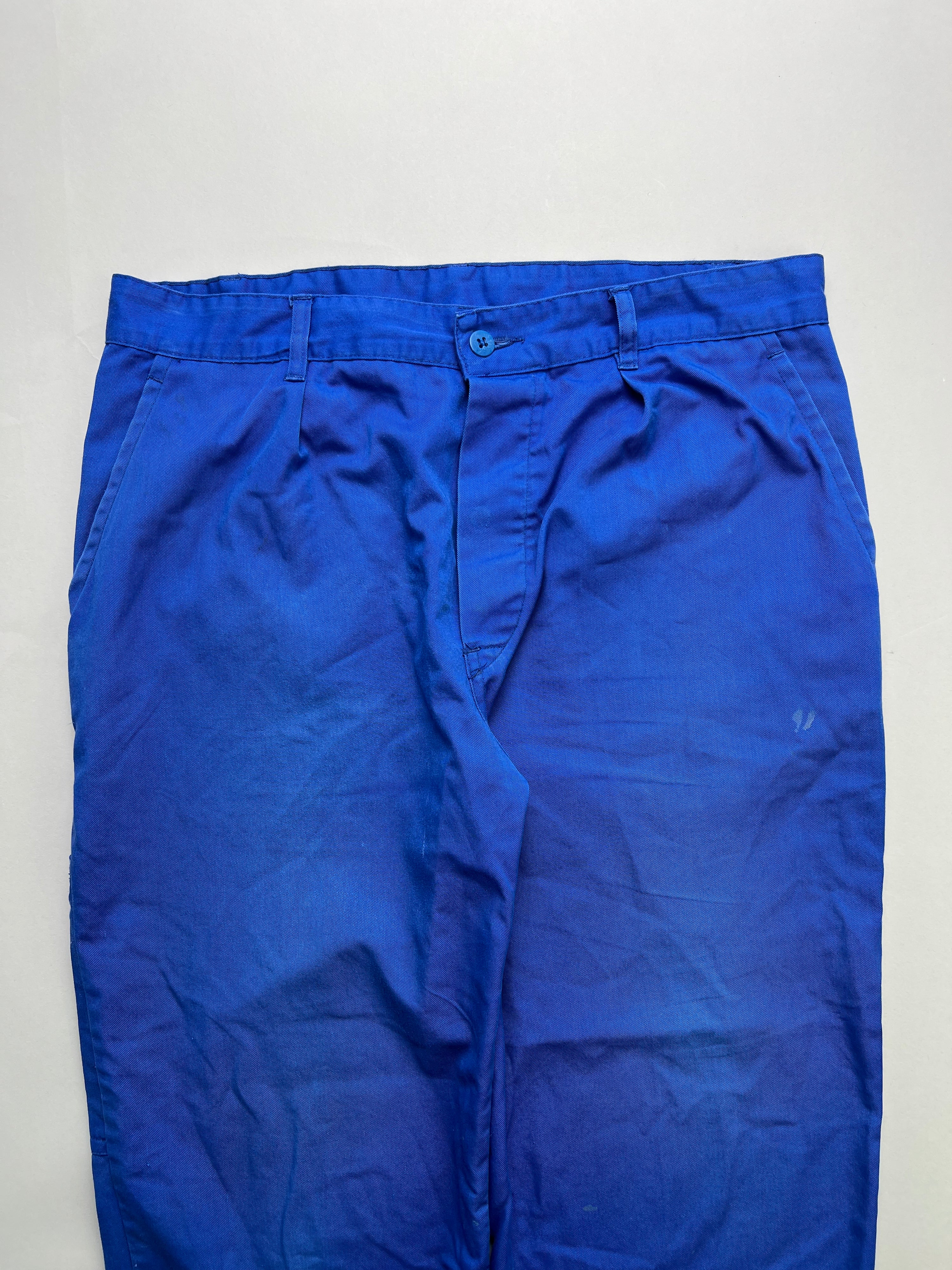 FRENCH WORKWEAR BLEU DE TRAVAIL VINTAGE WORK PANTS - W34