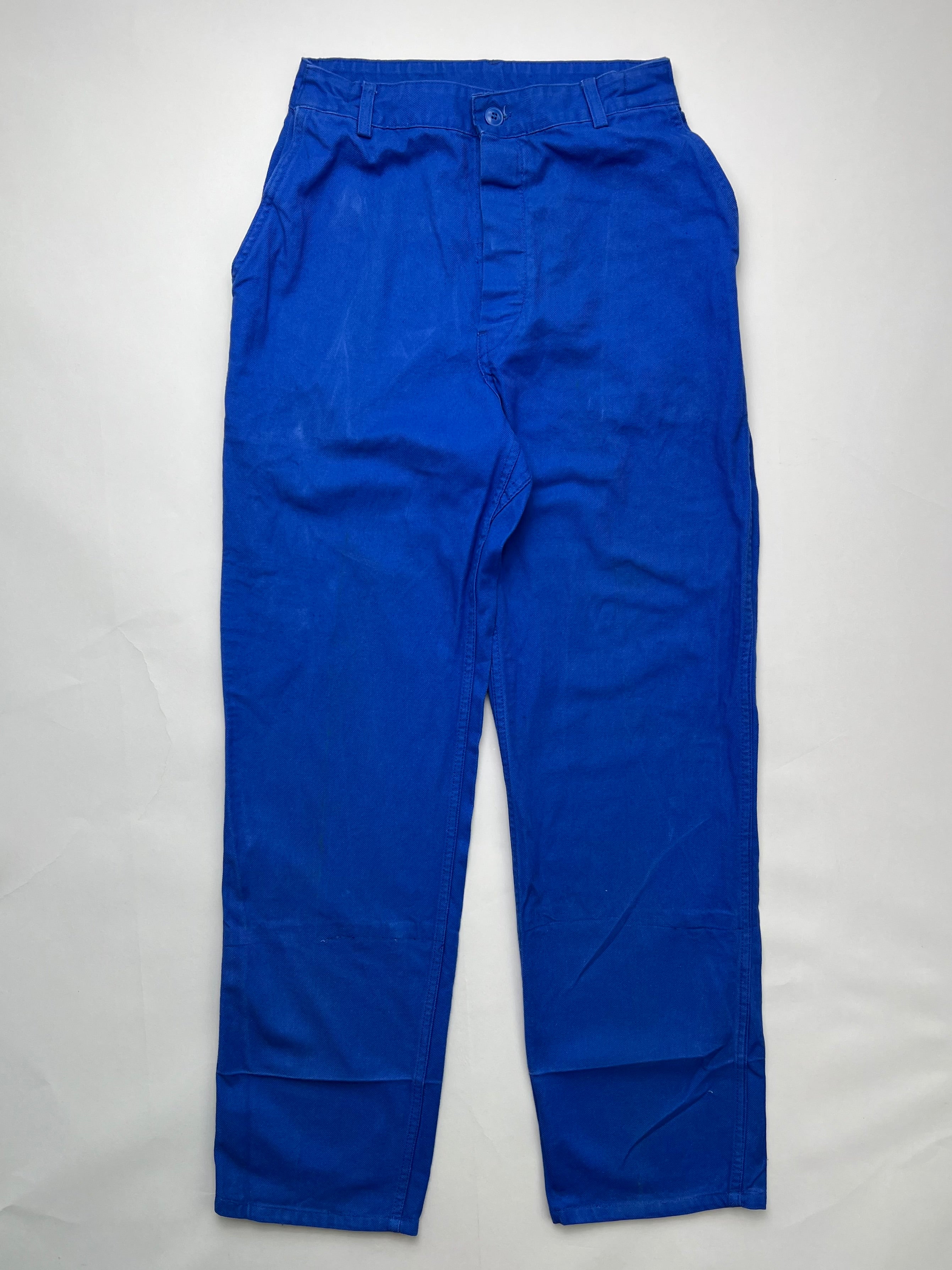 FRENCH WORKWEAR BLEU DE TRAVAIL VINTAGE WORK PANTS - W28/W29