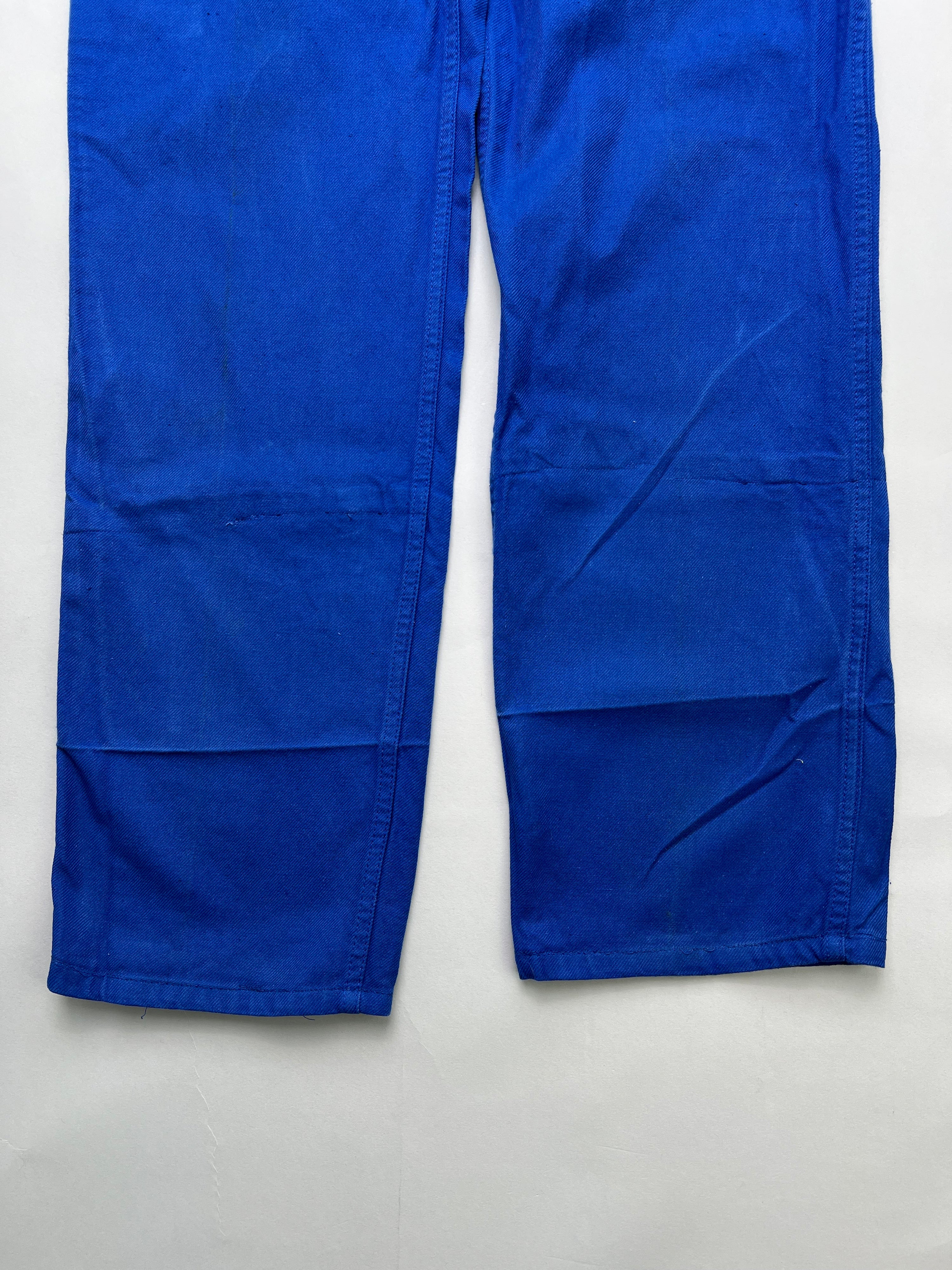 FRENCH WORKWEAR BLEU DE TRAVAIL VINTAGE WORK PANTS - W28/W29