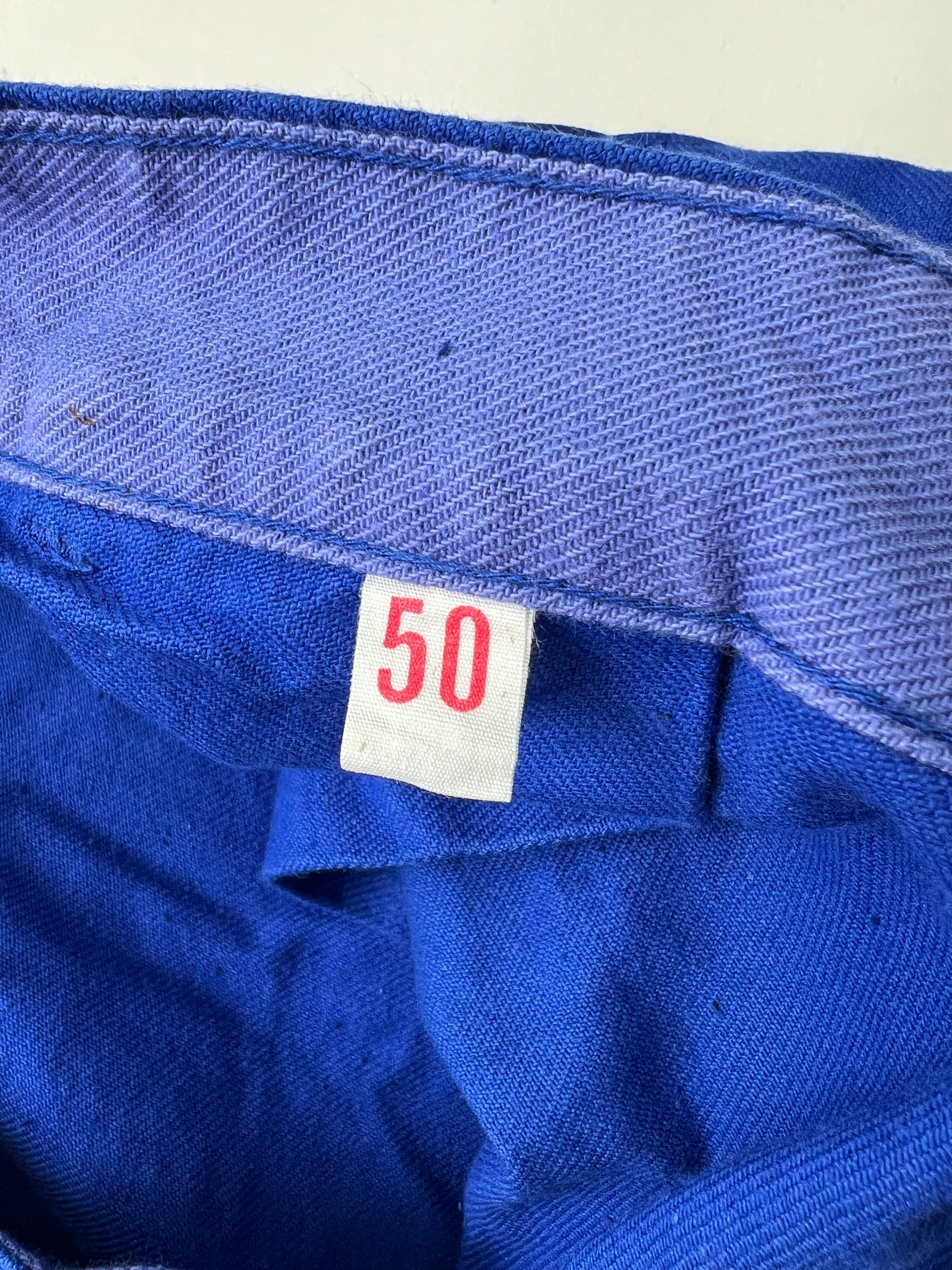 FRENCH WORKWEAR BLEU DE TRAVAIL VINTAGE WORK PANTS - W38