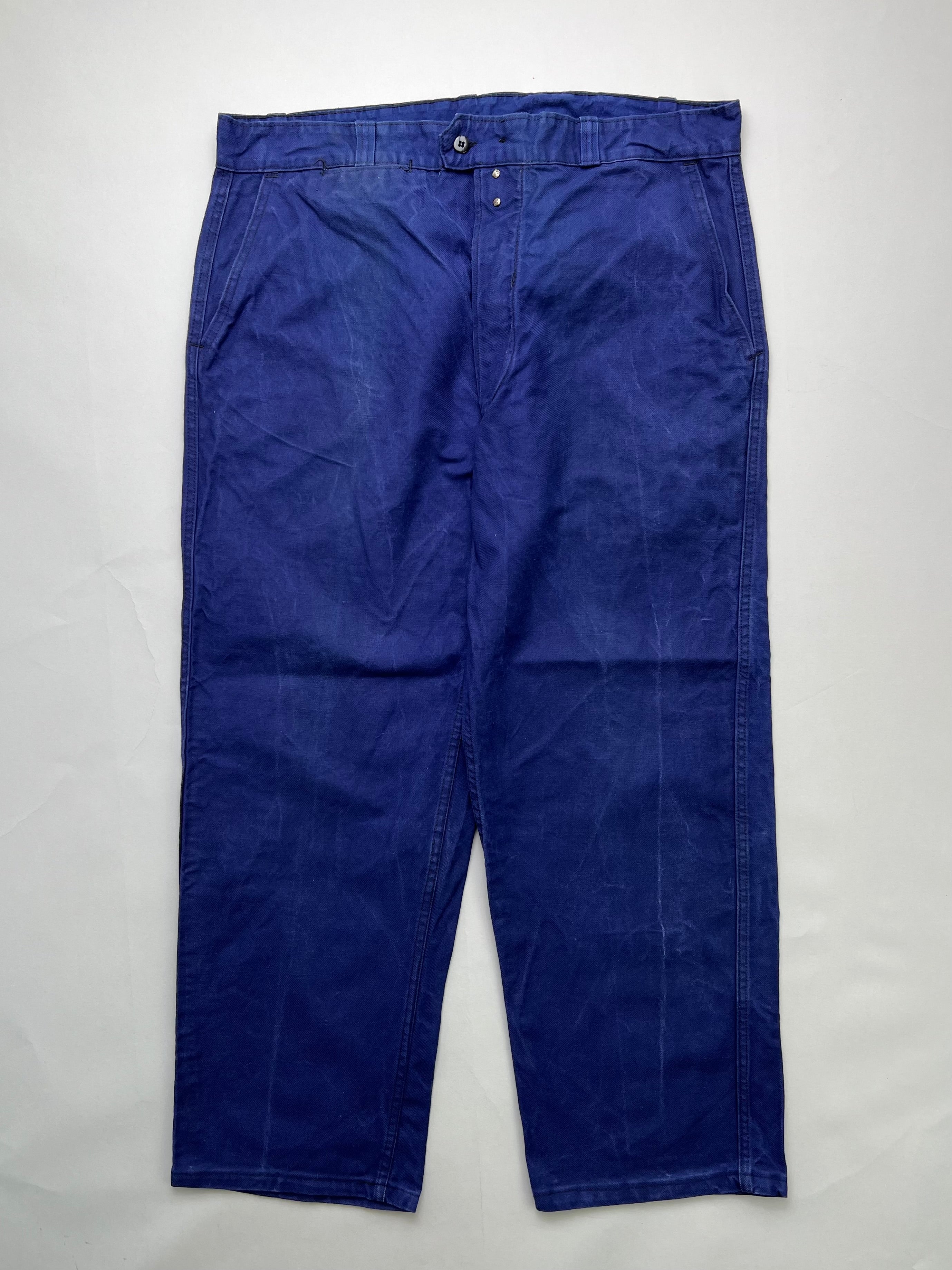 FRENCH WORKWEAR BLEU DE TRAVAIL VINTAGE WORK PANTS - W38