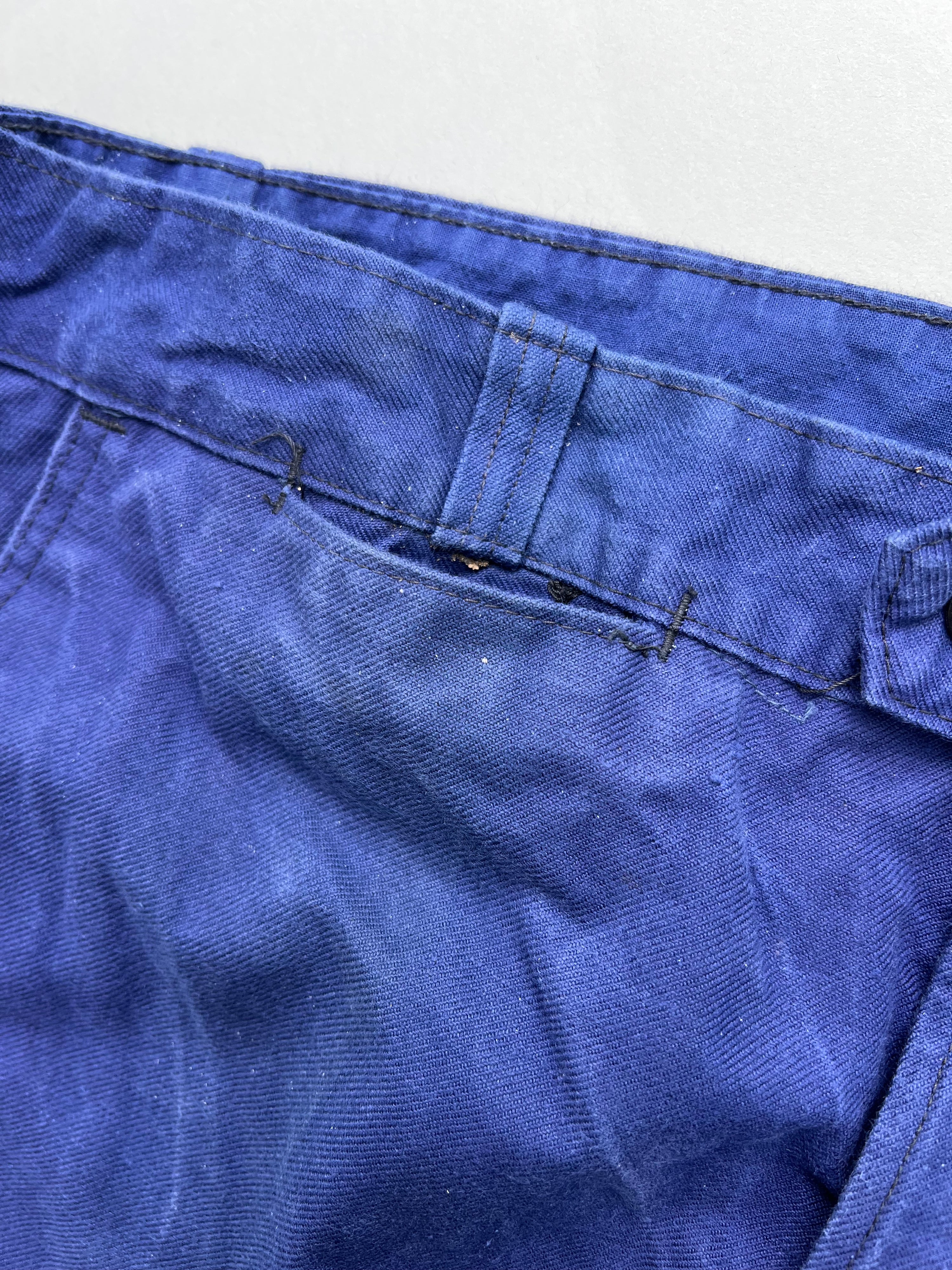 FRENCH WORKWEAR BLEU DE TRAVAIL VINTAGE WORK PANTS - W38