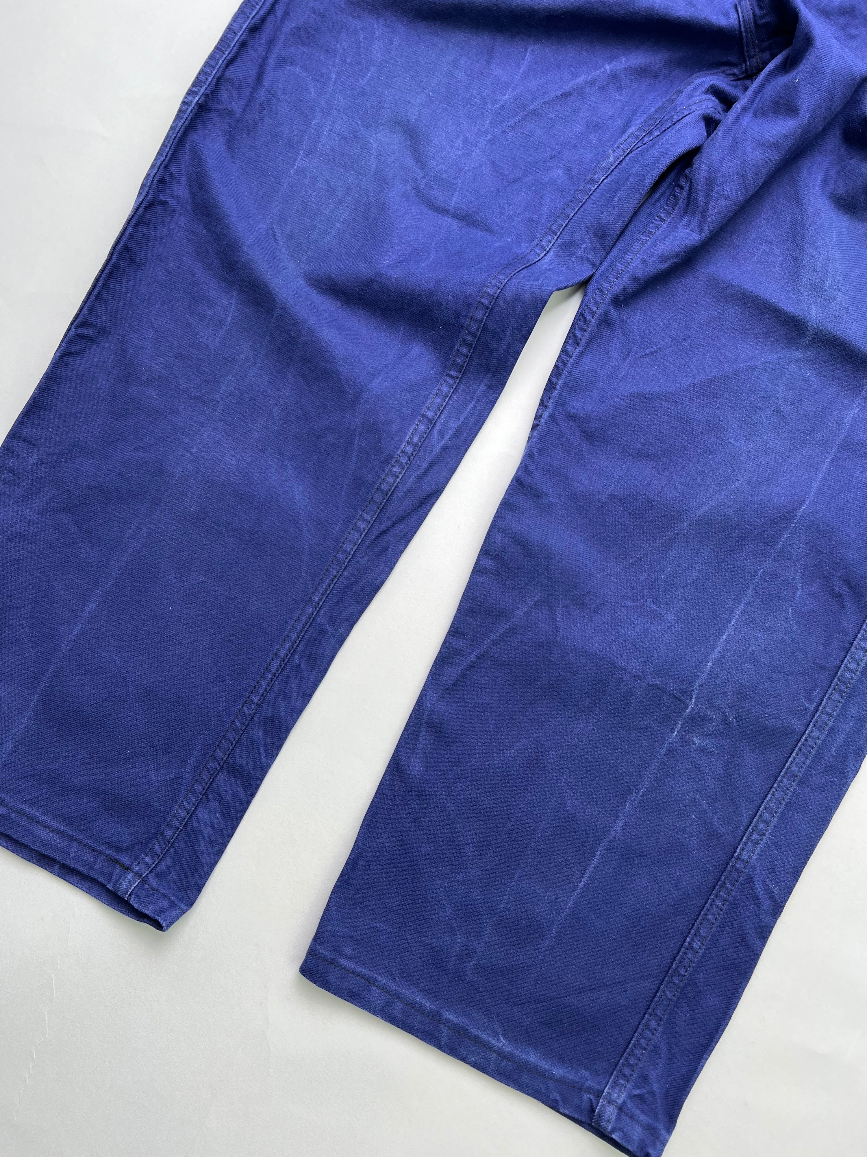 FRENCH WORKWEAR BLEU DE TRAVAIL VINTAGE WORK PANTS - W38