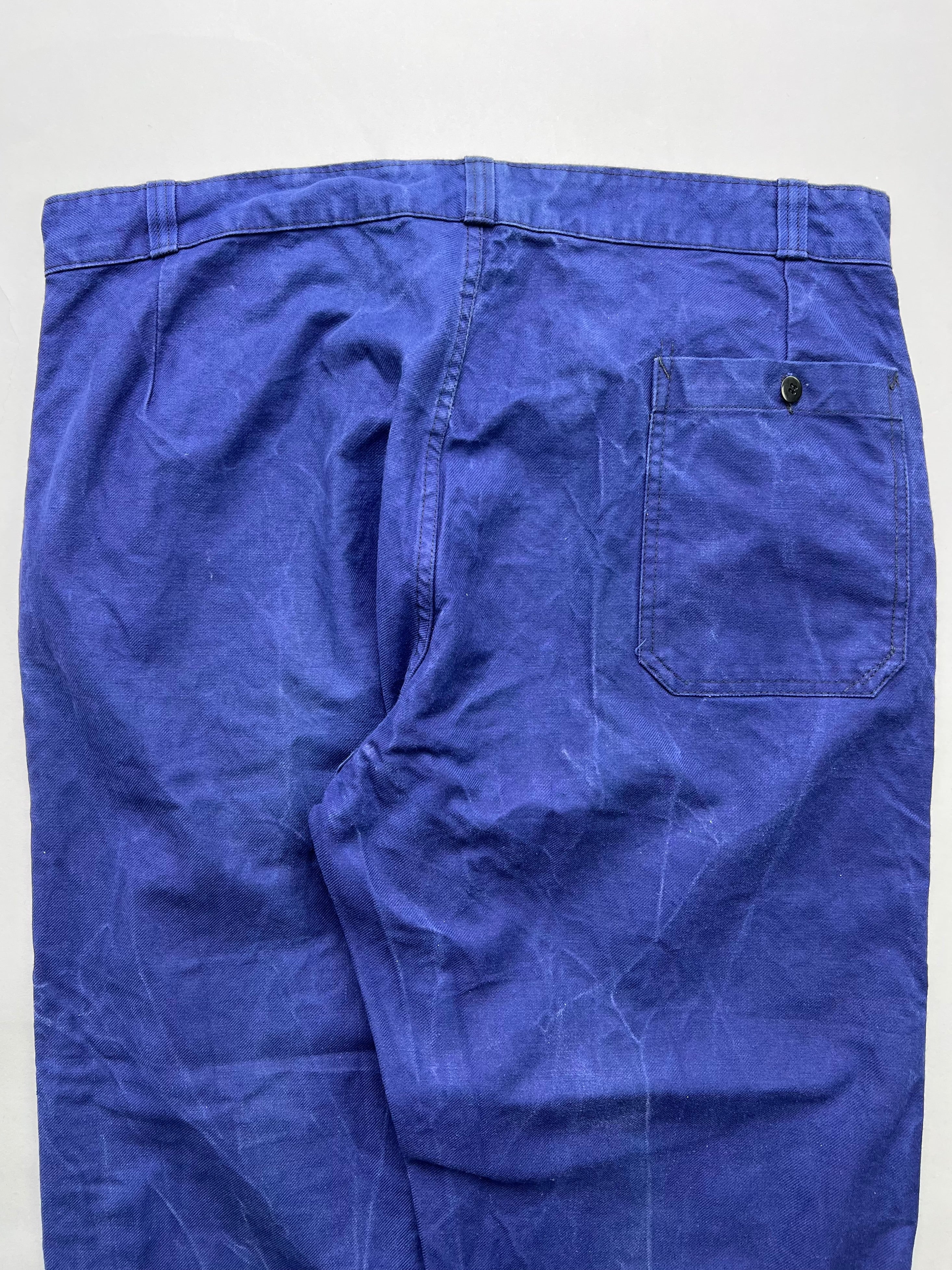 FRENCH WORKWEAR BLEU DE TRAVAIL VINTAGE WORK PANTS - W38