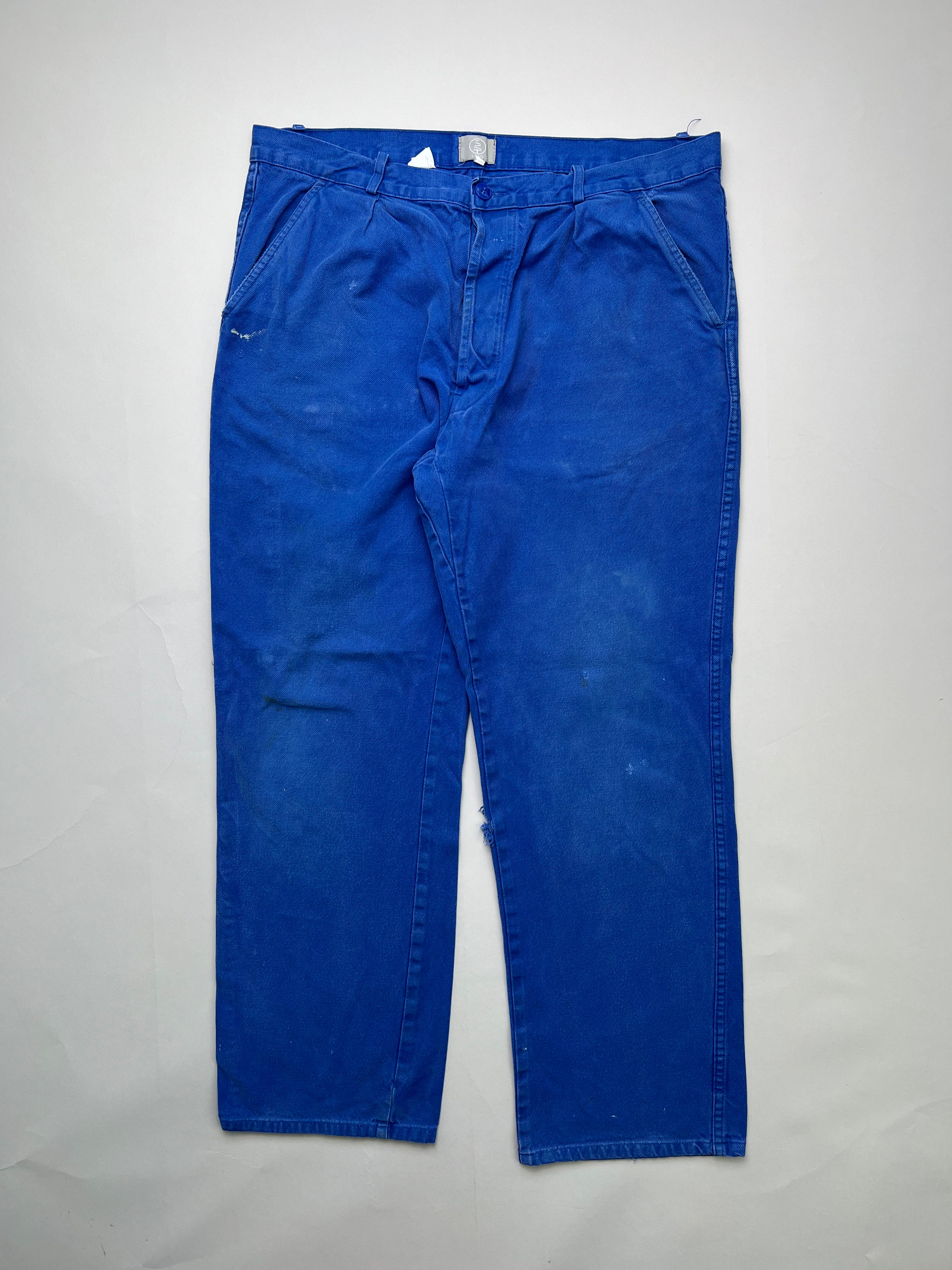 FRENCH WORKWEAR BLEU DE TRAVAIL VINTAGE WORK PANTS - W34