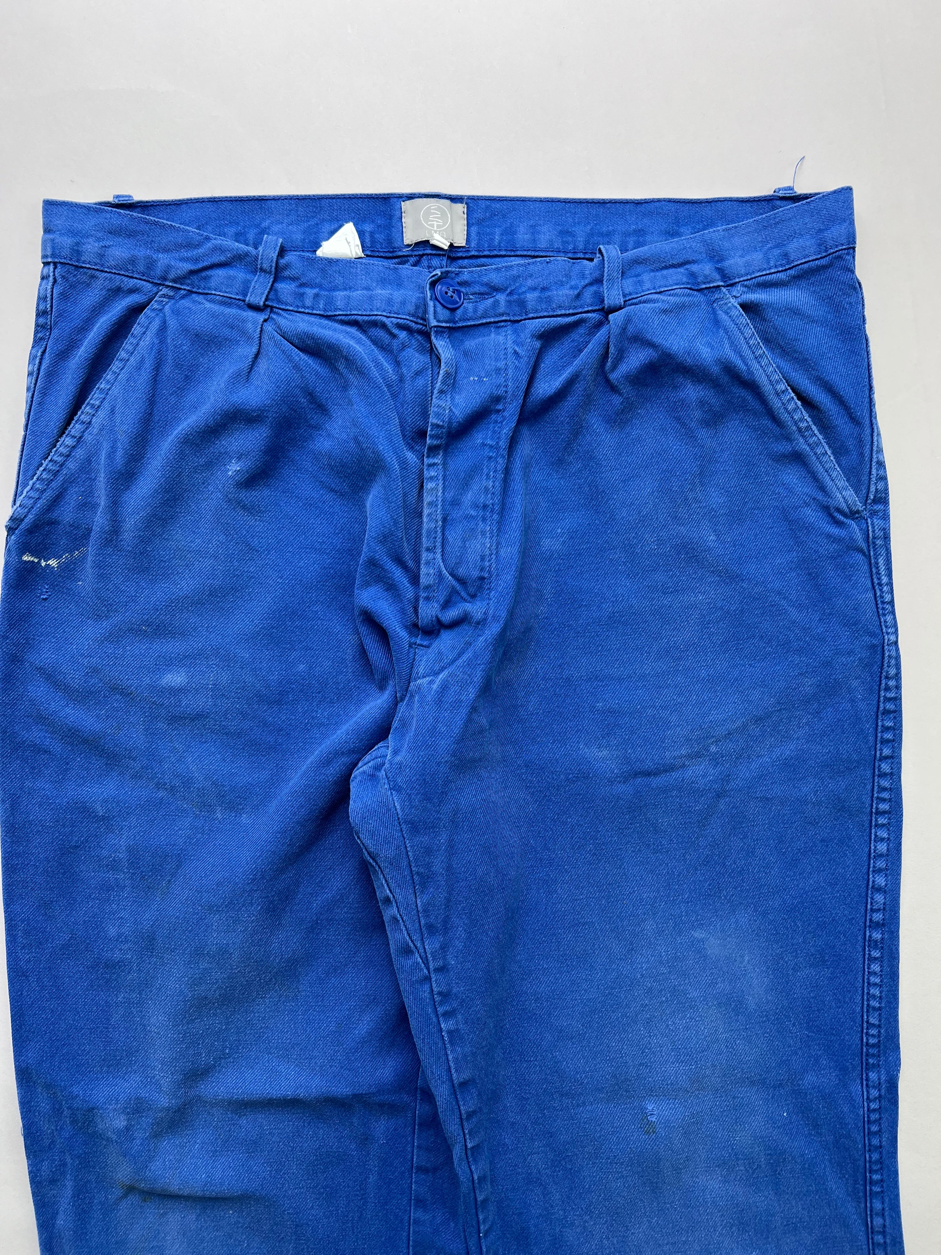 FRENCH WORKWEAR BLEU DE TRAVAIL VINTAGE WORK PANTS - W34