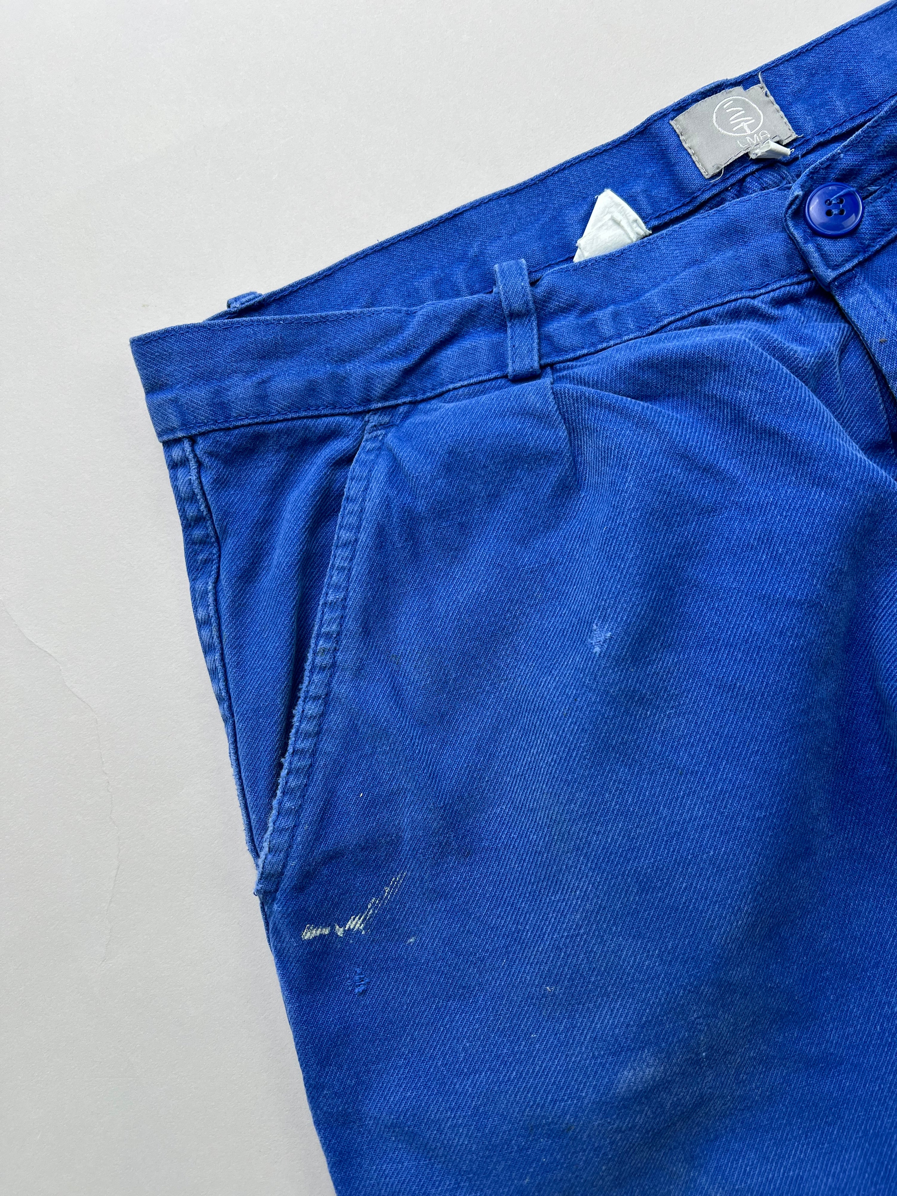 FRENCH WORKWEAR BLEU DE TRAVAIL VINTAGE WORK PANTS - W34