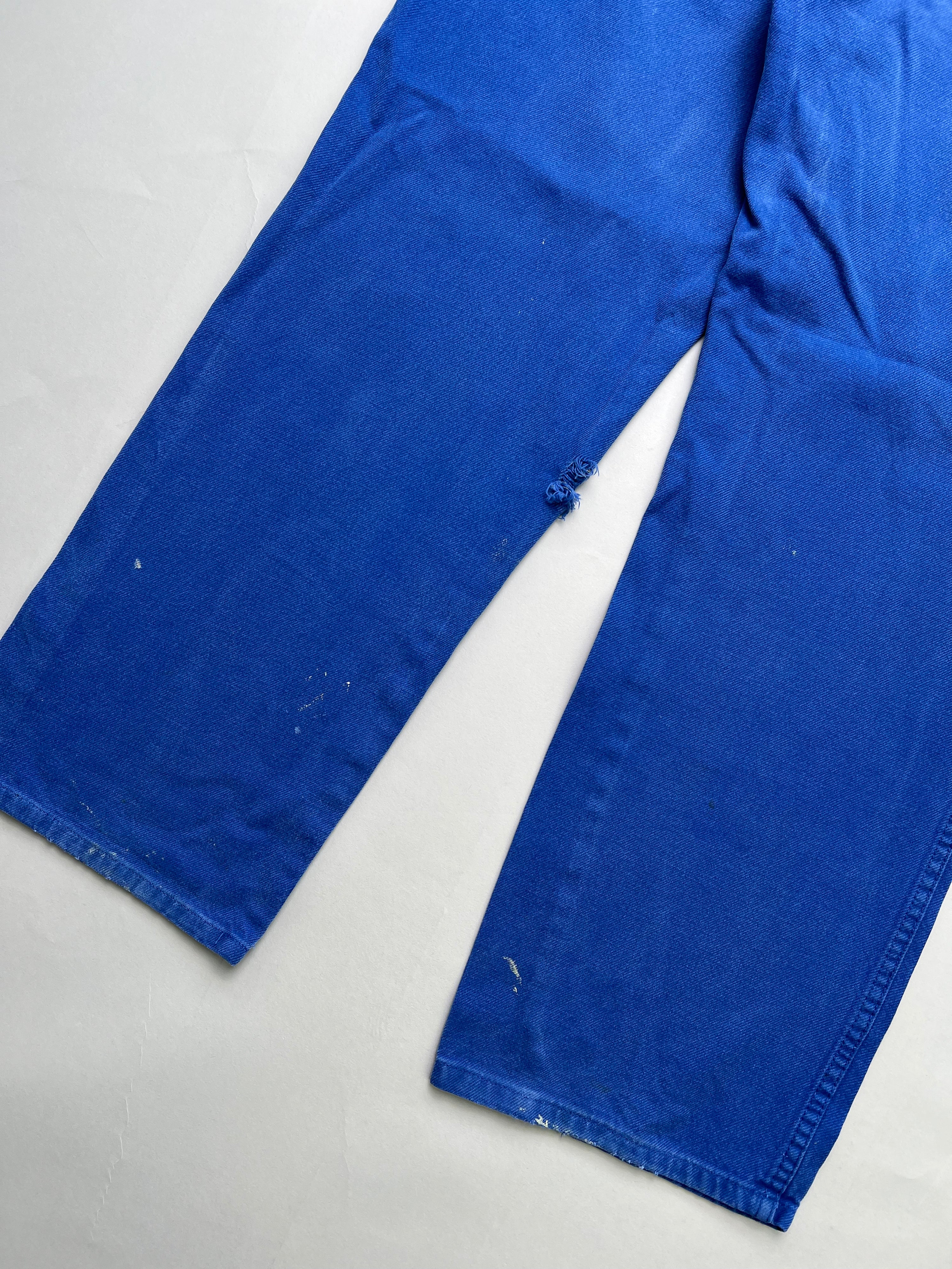 FRENCH WORKWEAR BLEU DE TRAVAIL VINTAGE WORK PANTS - W34