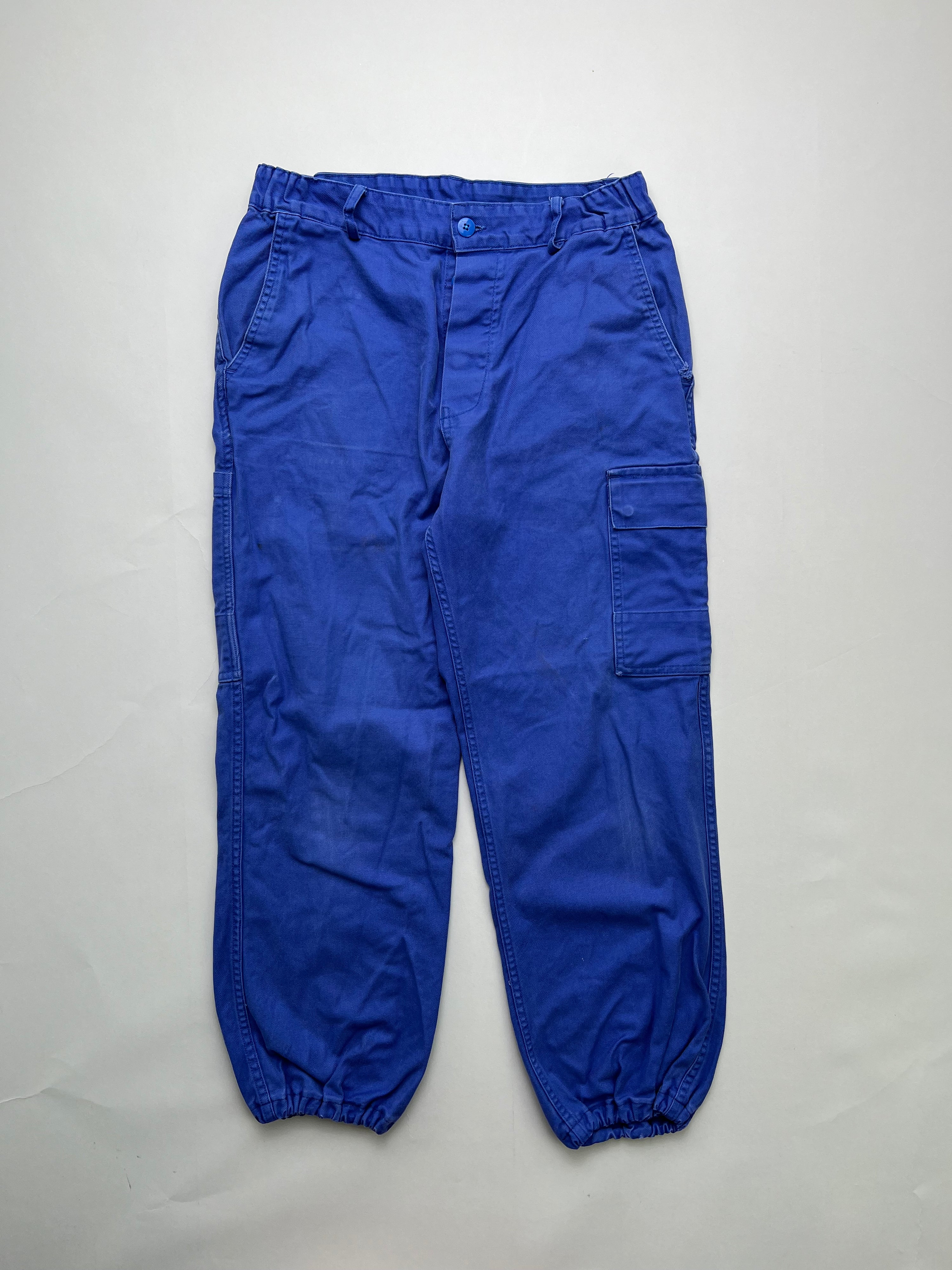 FRENCH WORKWEAR BLEU DE TRAVAIL VINTAGE WORK CARGO PANTS - W30/W31