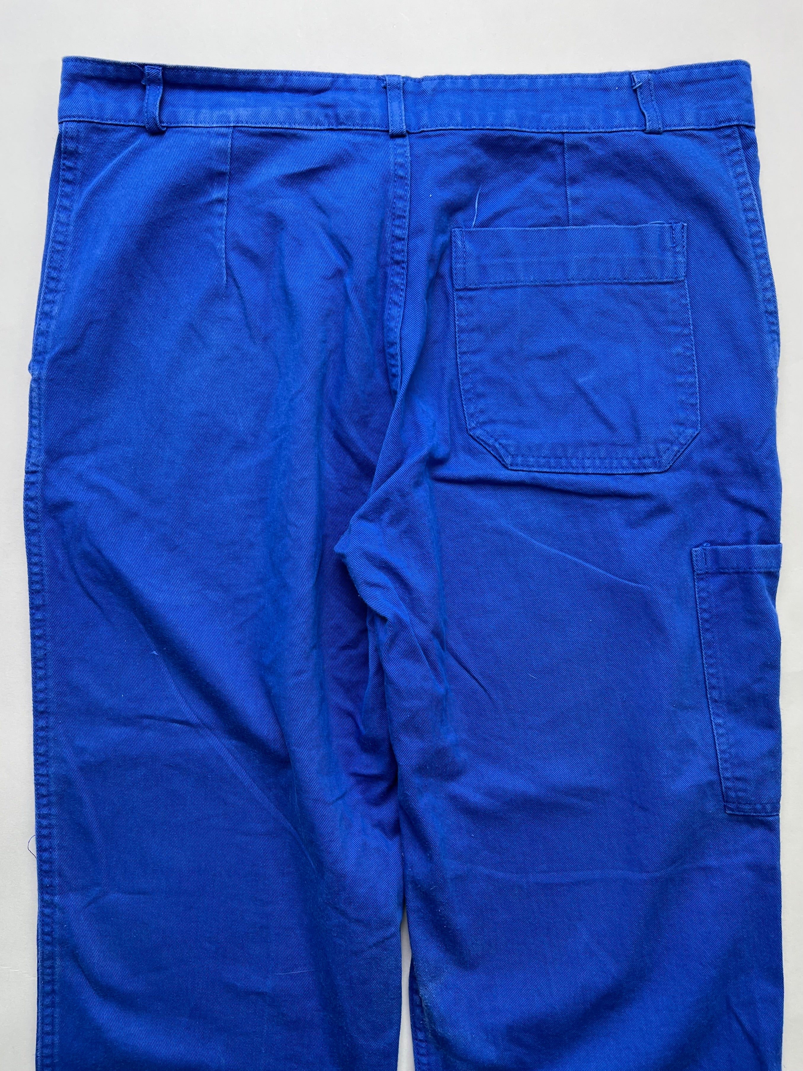 FRENCH WORKWEAR BLEU DE TRAVAIL VINTAGE WORK PANTS - W36