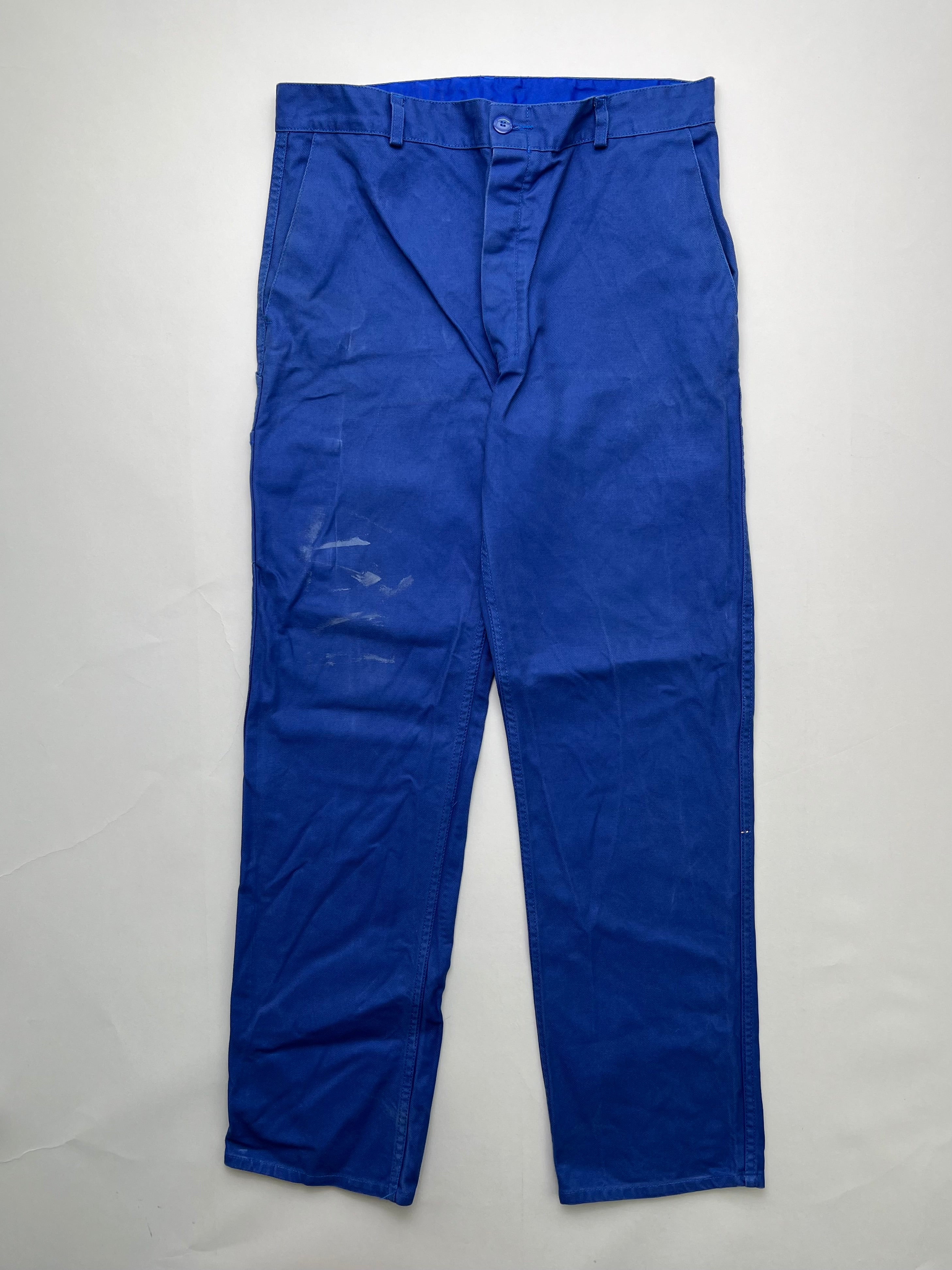 FRENCH WORKWEAR BLEU DE TRAVAIL VINTAGE WORK PANTS - W32