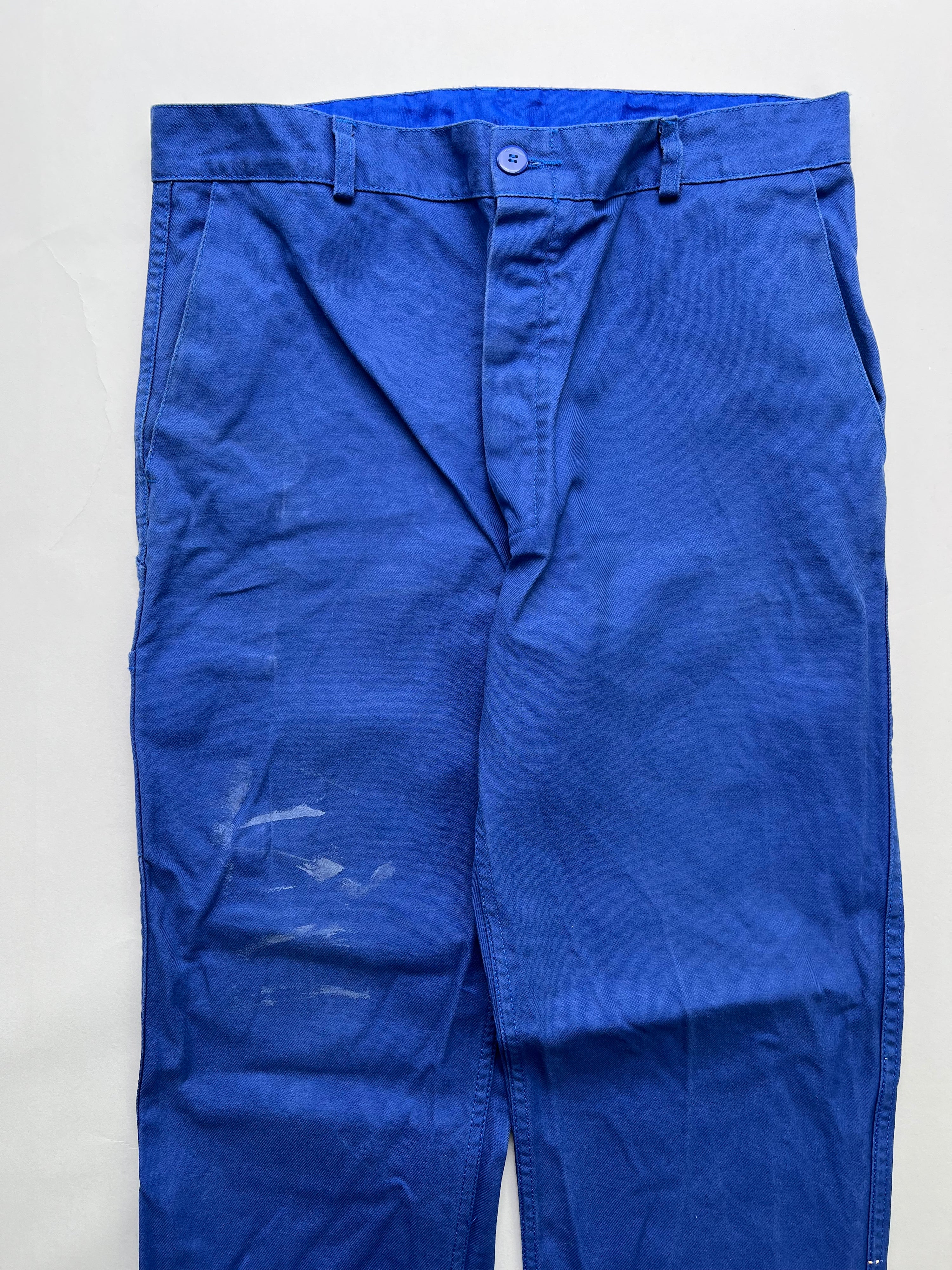 FRENCH WORKWEAR BLEU DE TRAVAIL VINTAGE WORK PANTS - W32