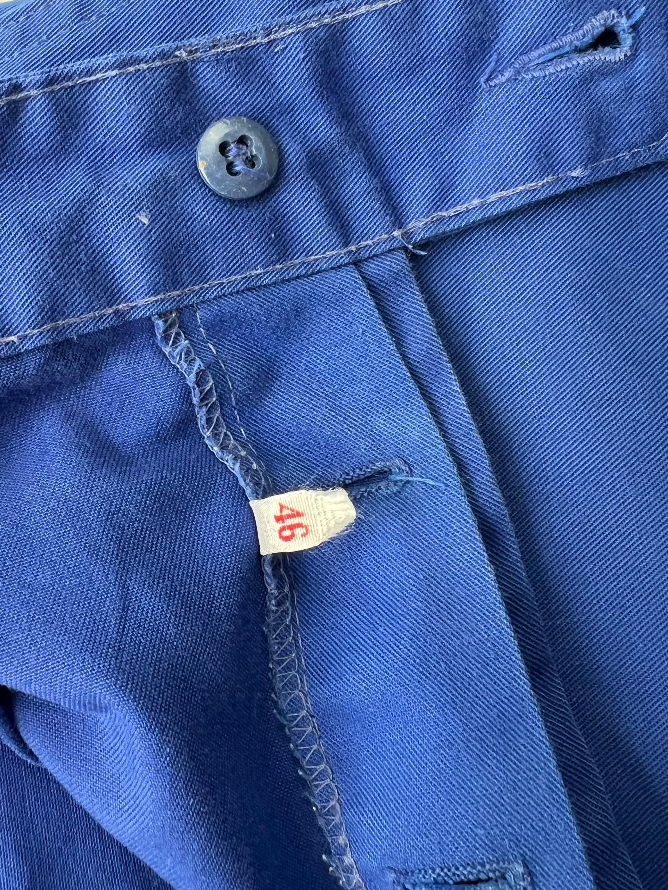 FRENCH WORKWEAR BLEU DE TRAVAIL VINTAGE WORK PANTS - W32