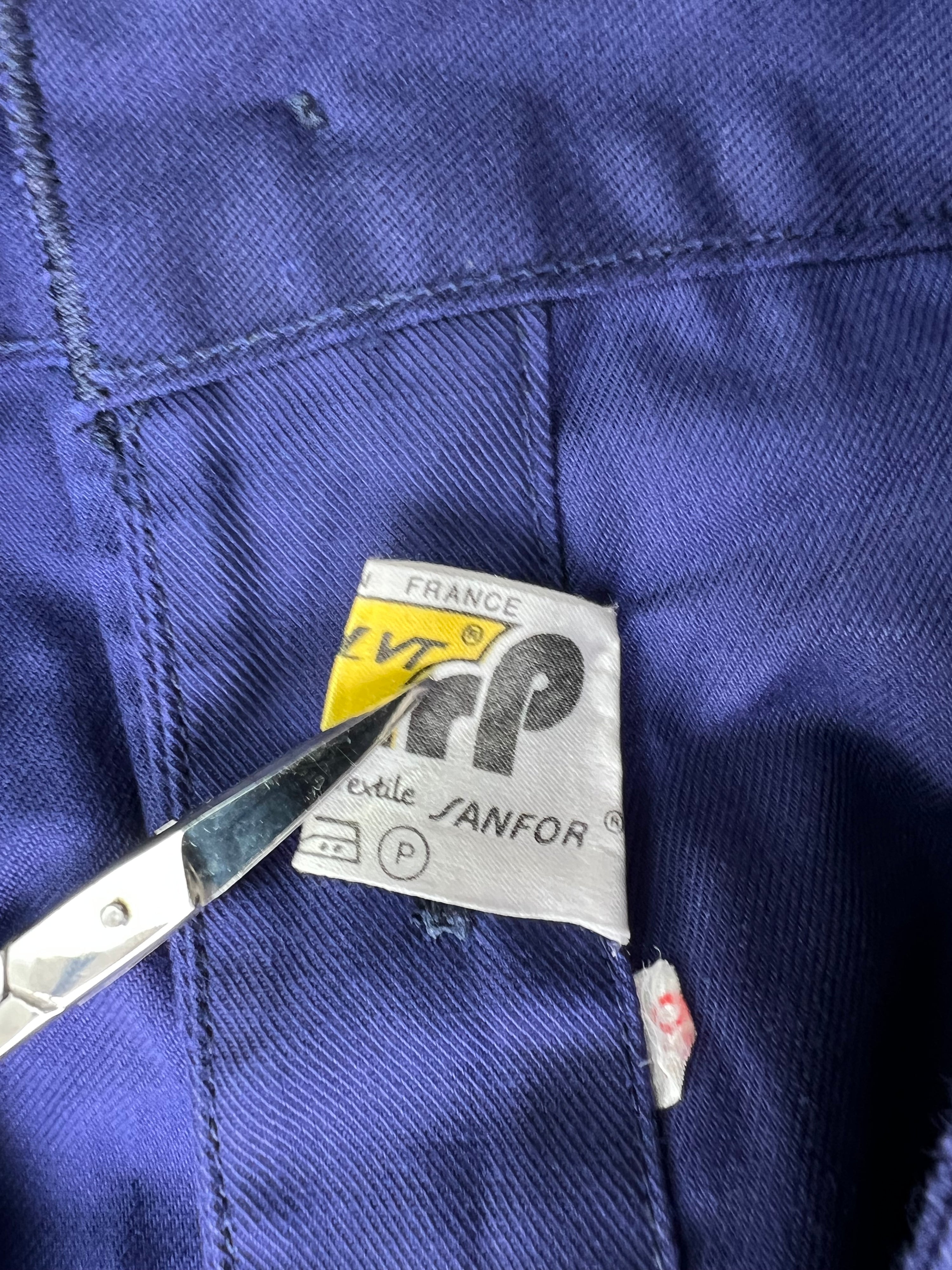 FRENCH WORKWEAR BLEU DE TRAVAIL VINTAGE WORK PANTS - W40