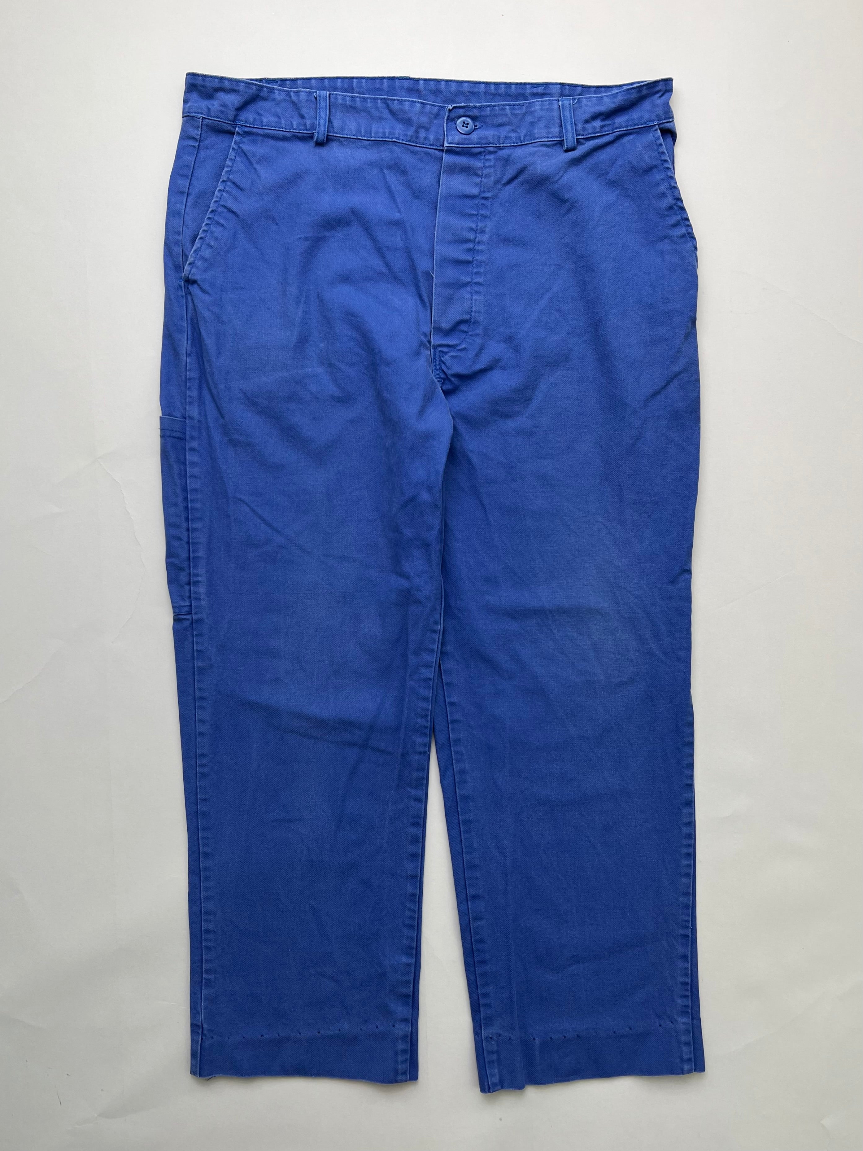 FRENCH WORKWEAR BLEU DE TRAVAIL VINTAGE WORK PANTS - W38