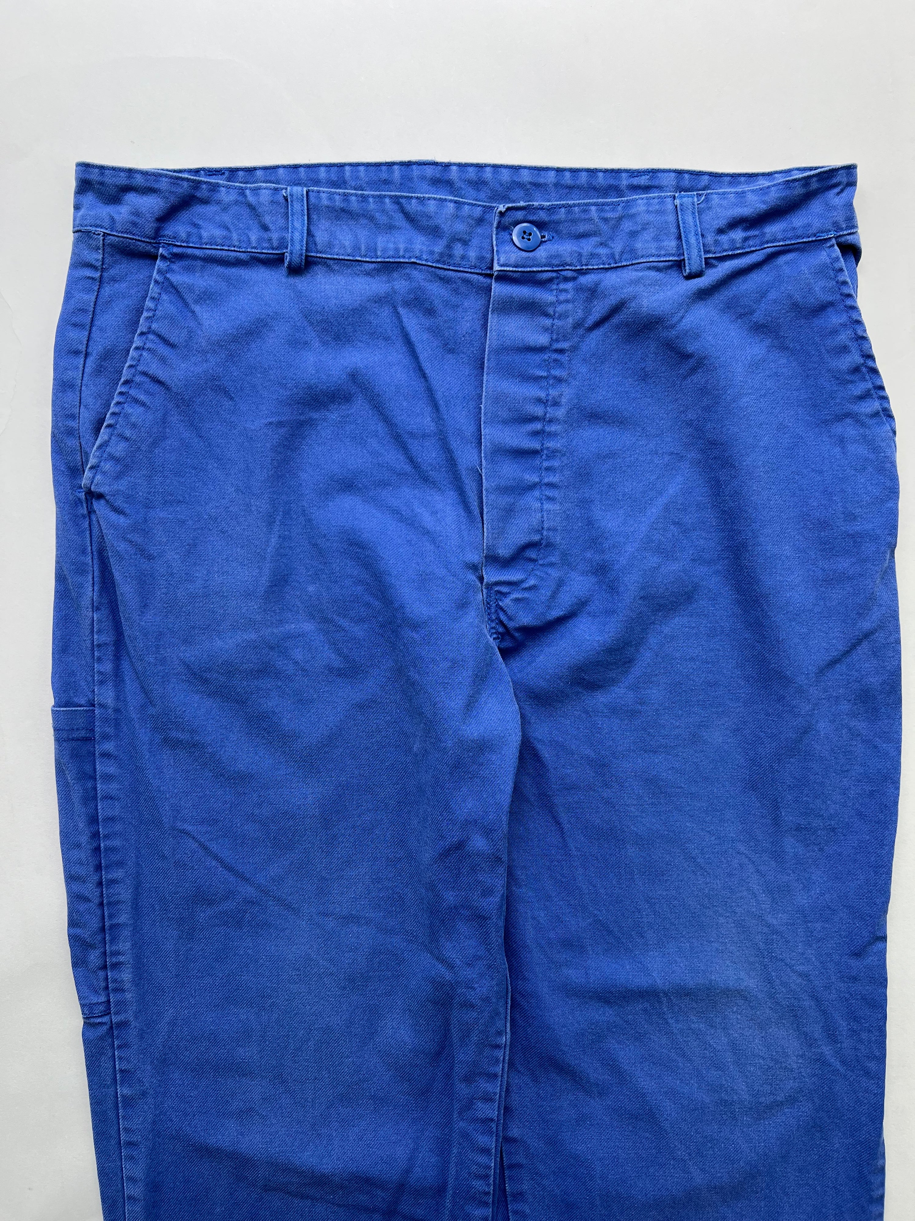 FRENCH WORKWEAR BLEU DE TRAVAIL VINTAGE WORK PANTS - W38