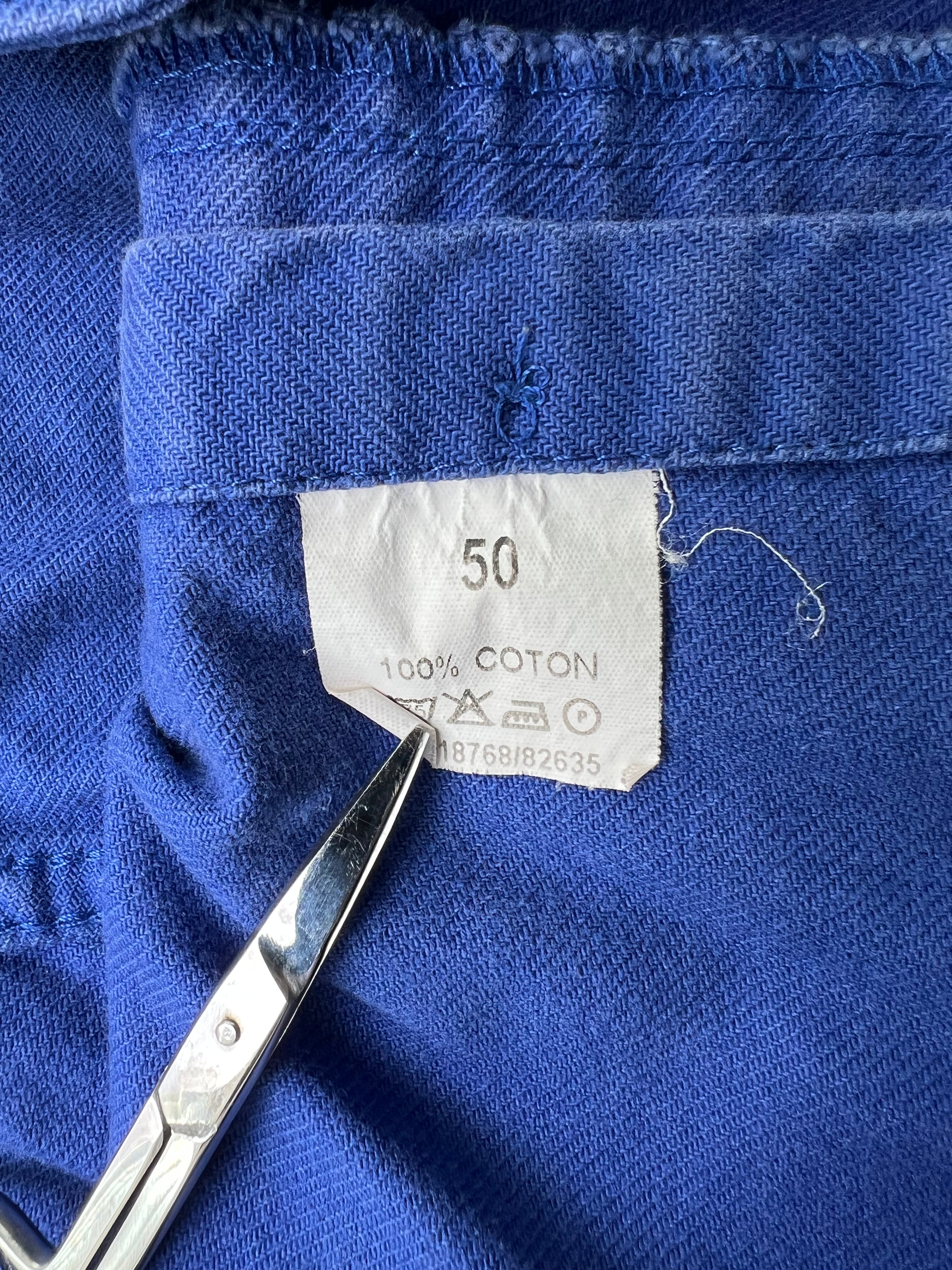 FRENCH WORKWEAR BLEU DE TRAVAIL VINTAGE WORK PANTS - W38