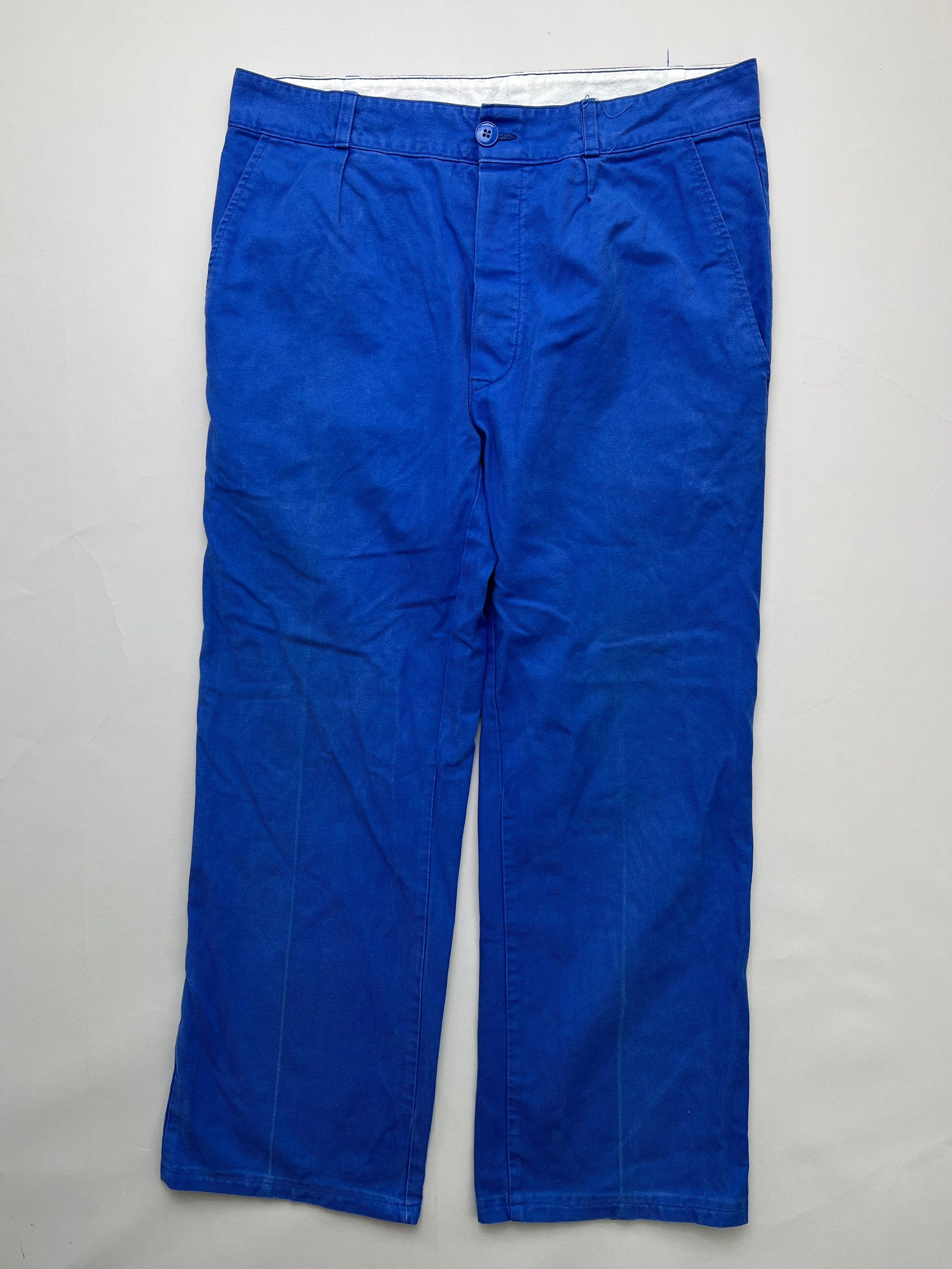 FRENCH WORKWEAR BLEU DE TRAVAIL VINTAGE WORK PANTS - W33