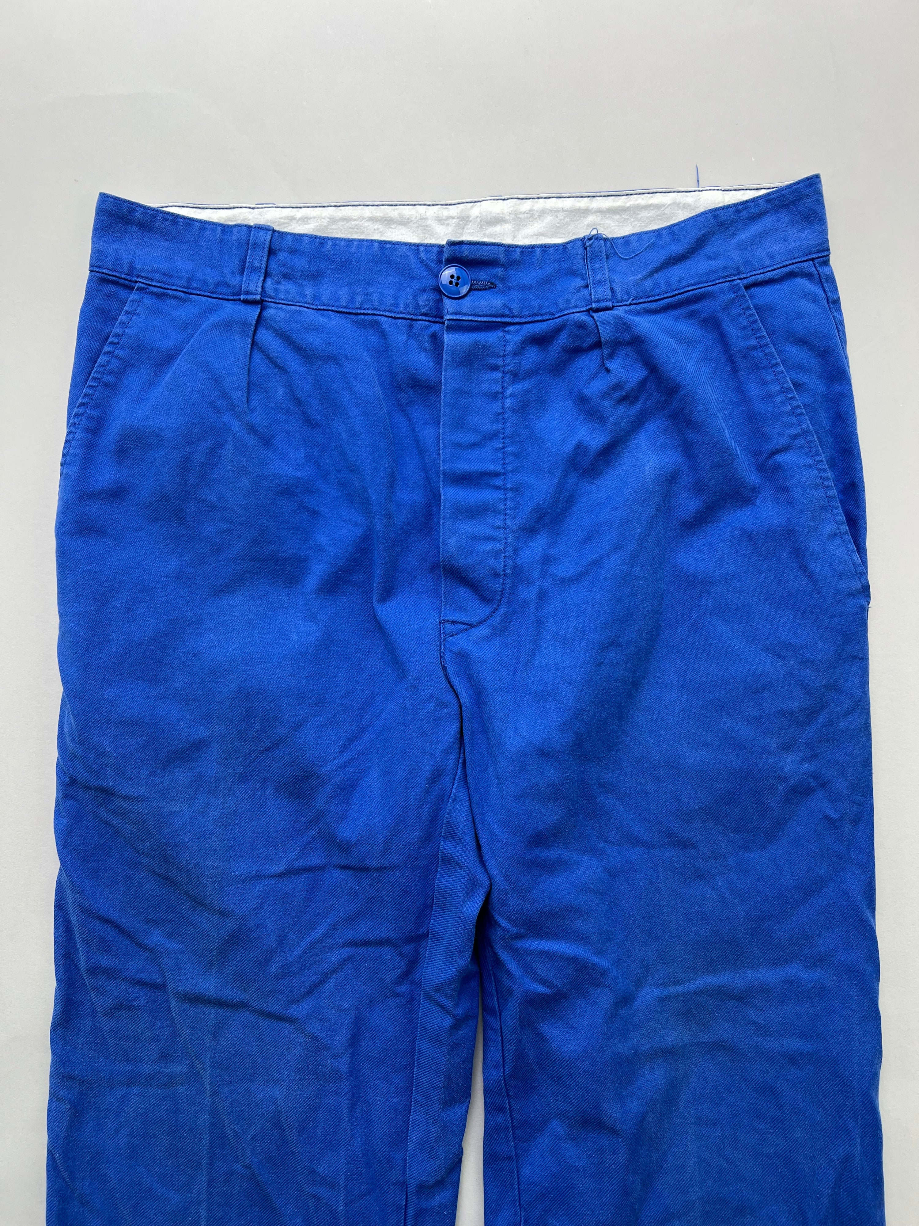 FRENCH WORKWEAR BLEU DE TRAVAIL VINTAGE WORK PANTS - W33