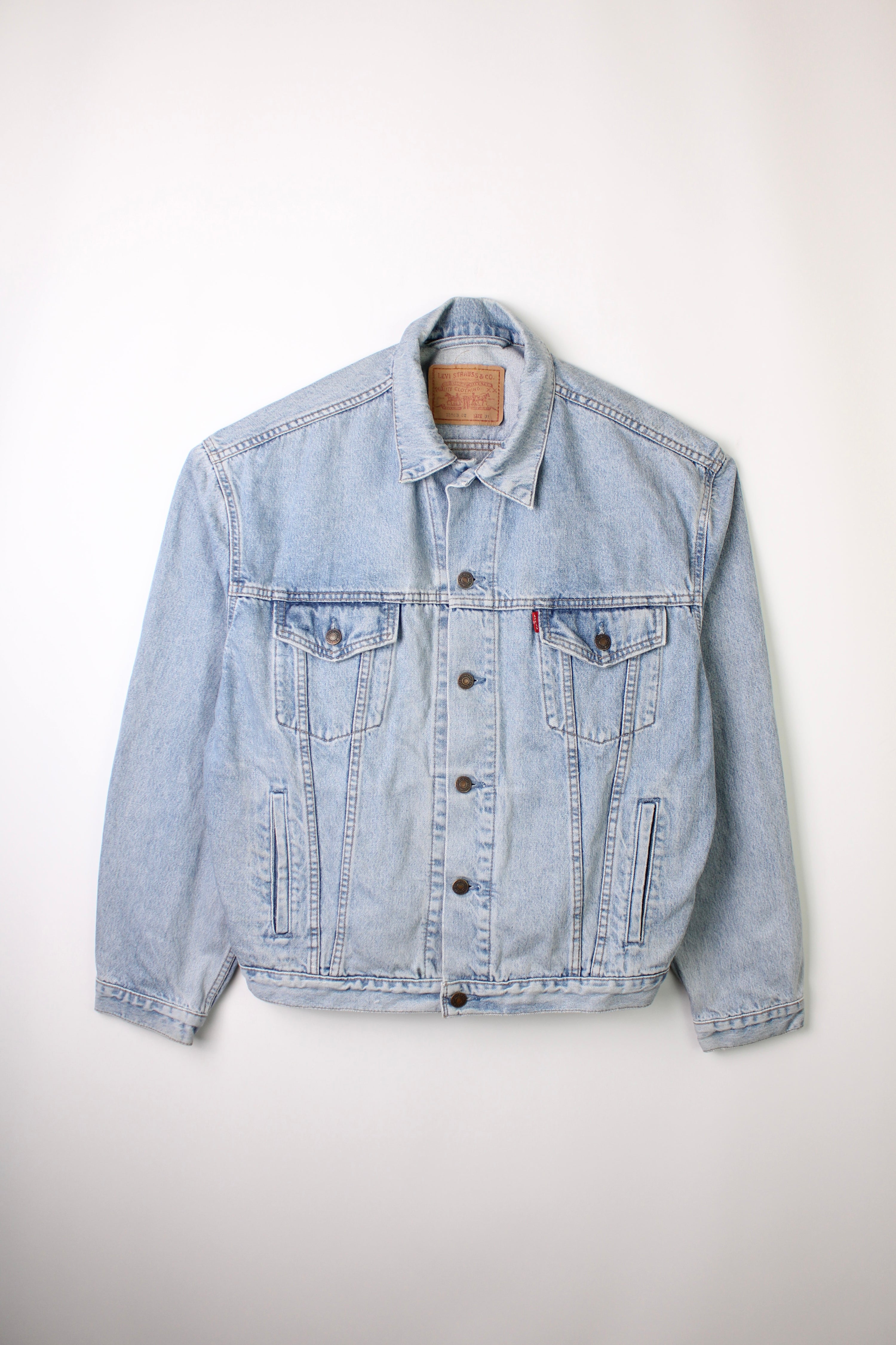 LEVIS VINTAGE DENIM TRUCKER JACKET 1980S VTG - XL