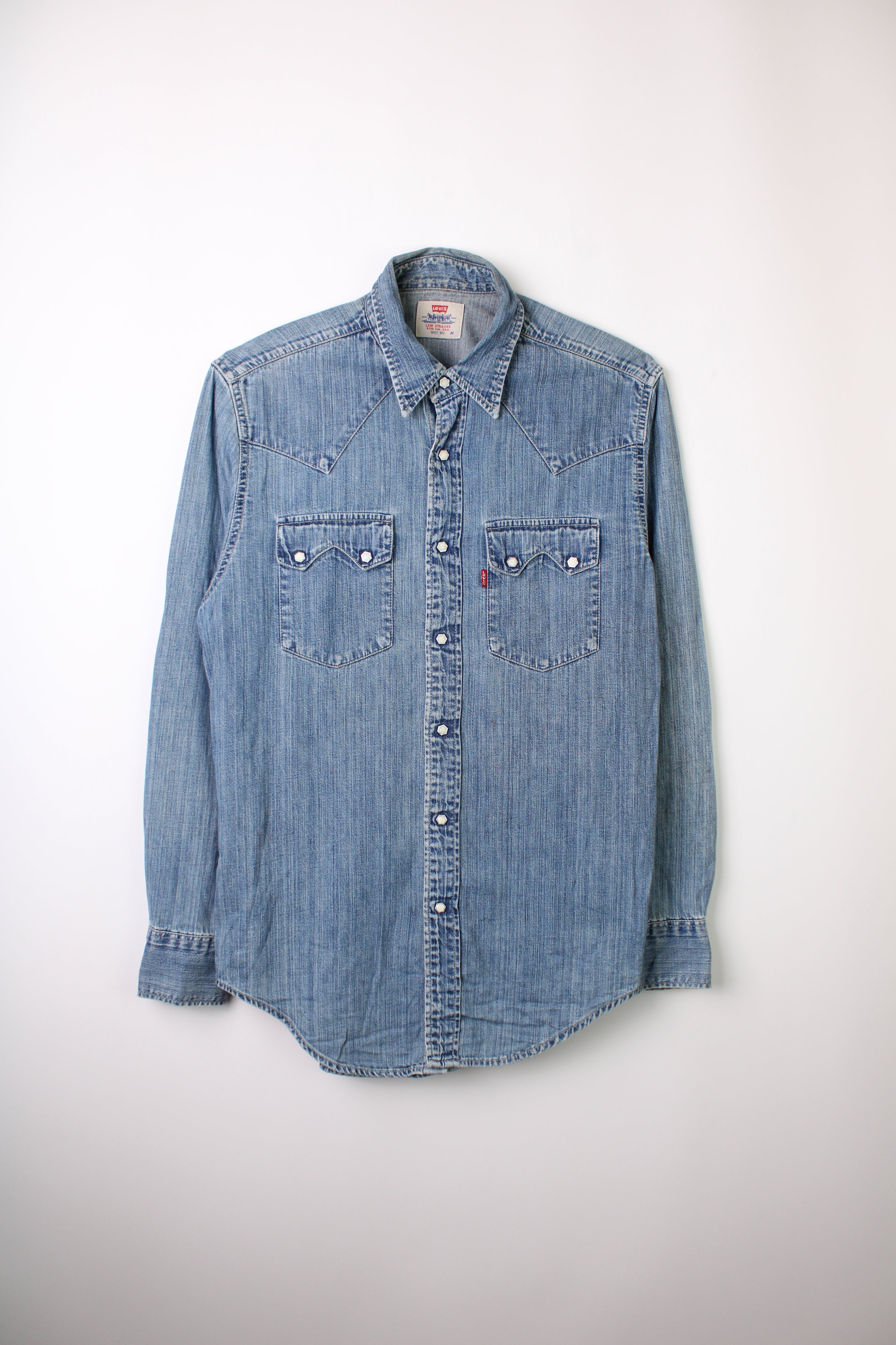 LEVIS VINTAGE WESTERN DENIM SHIRT 1990S VTG - M