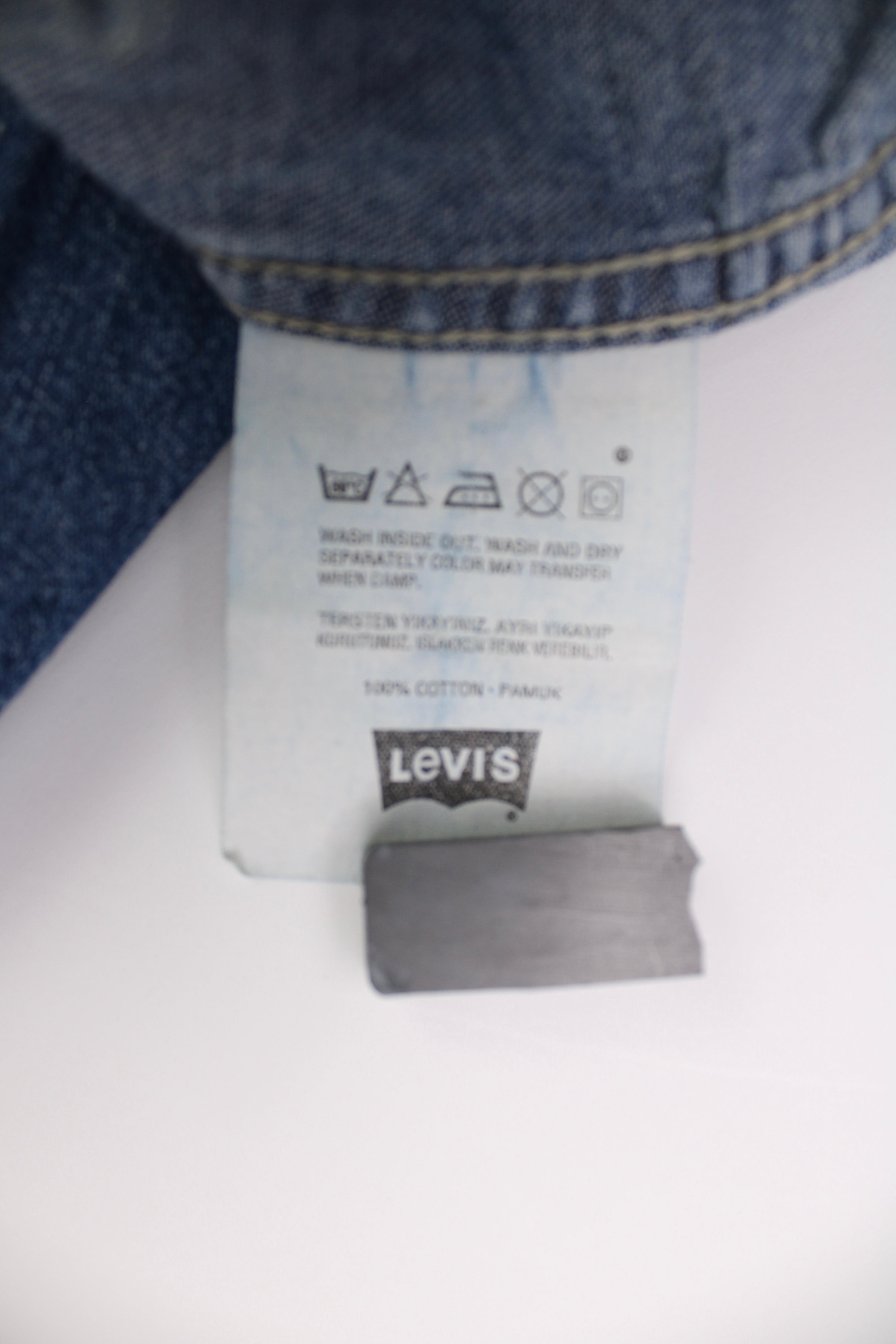 LEVIS VINTAGE WESTERN DENIM SHIRT 1990S VTG - XL