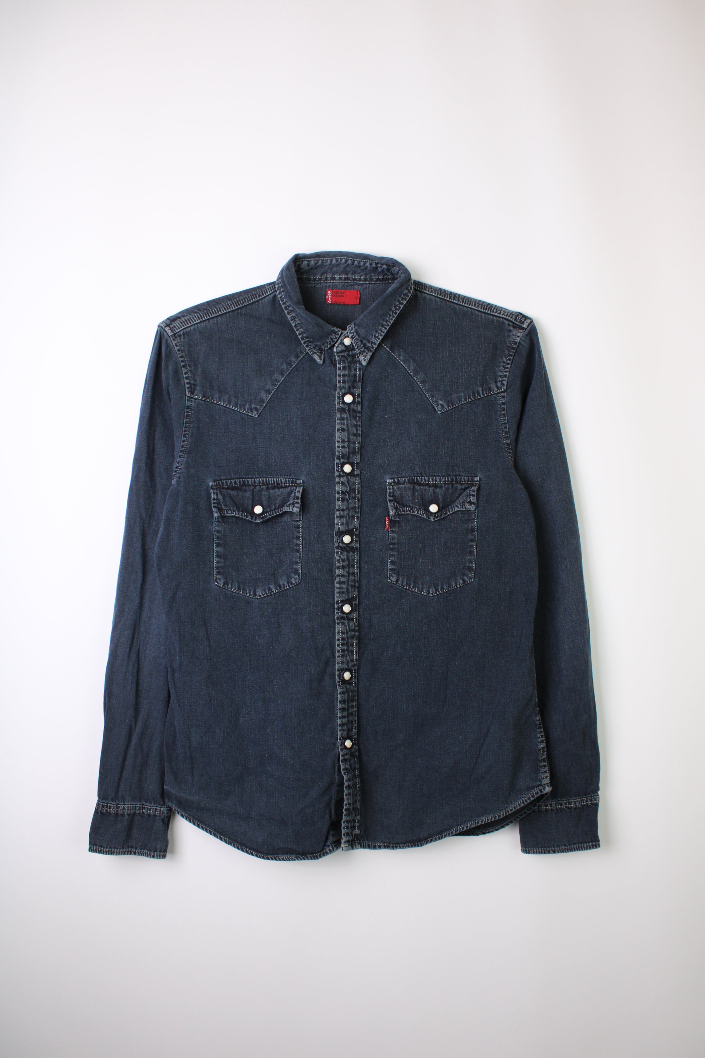 LEVIS WESTERN DENIM SHIRT BLACK - XL