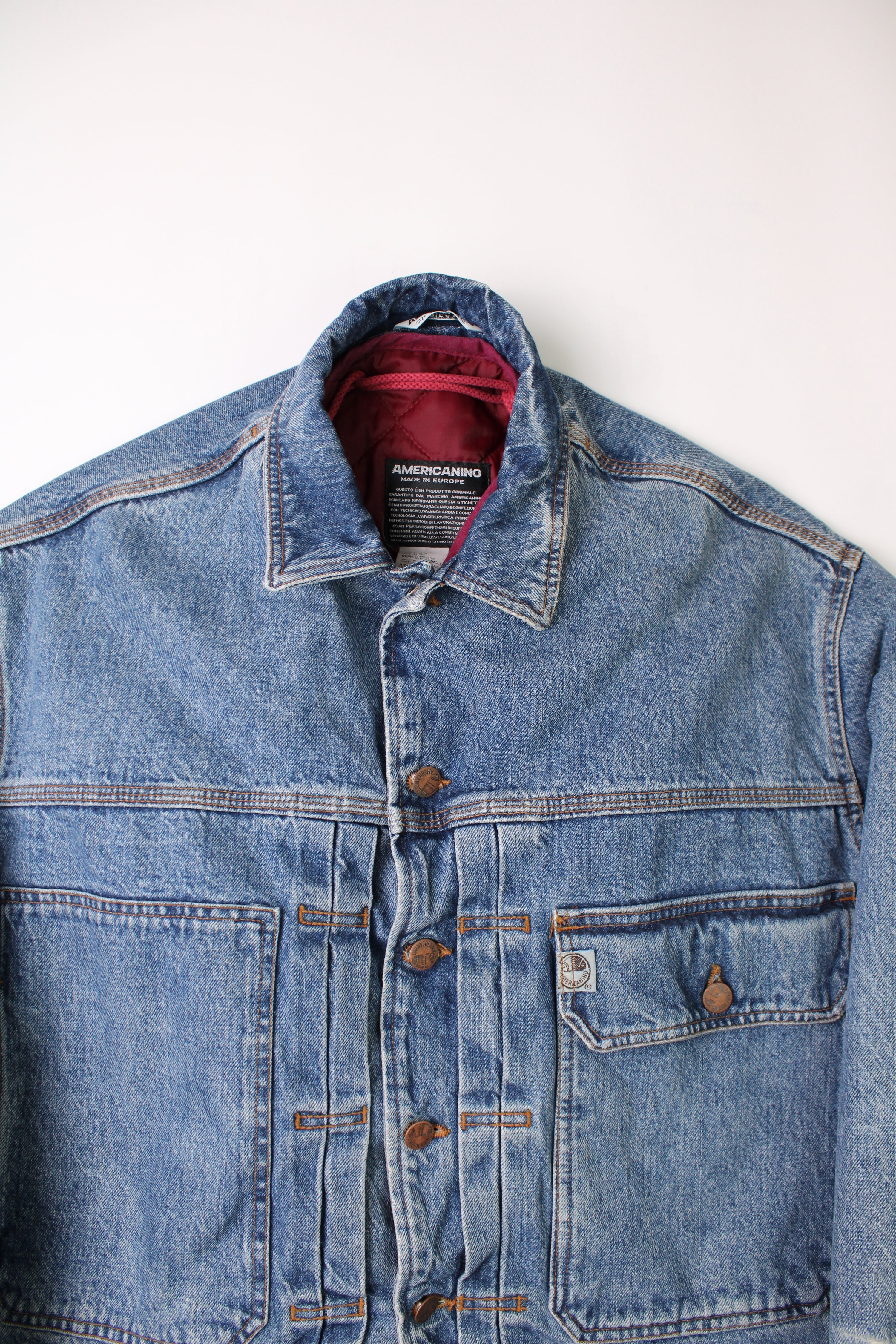 AMERICANINO DENIM JACKET WITH LINER - XL