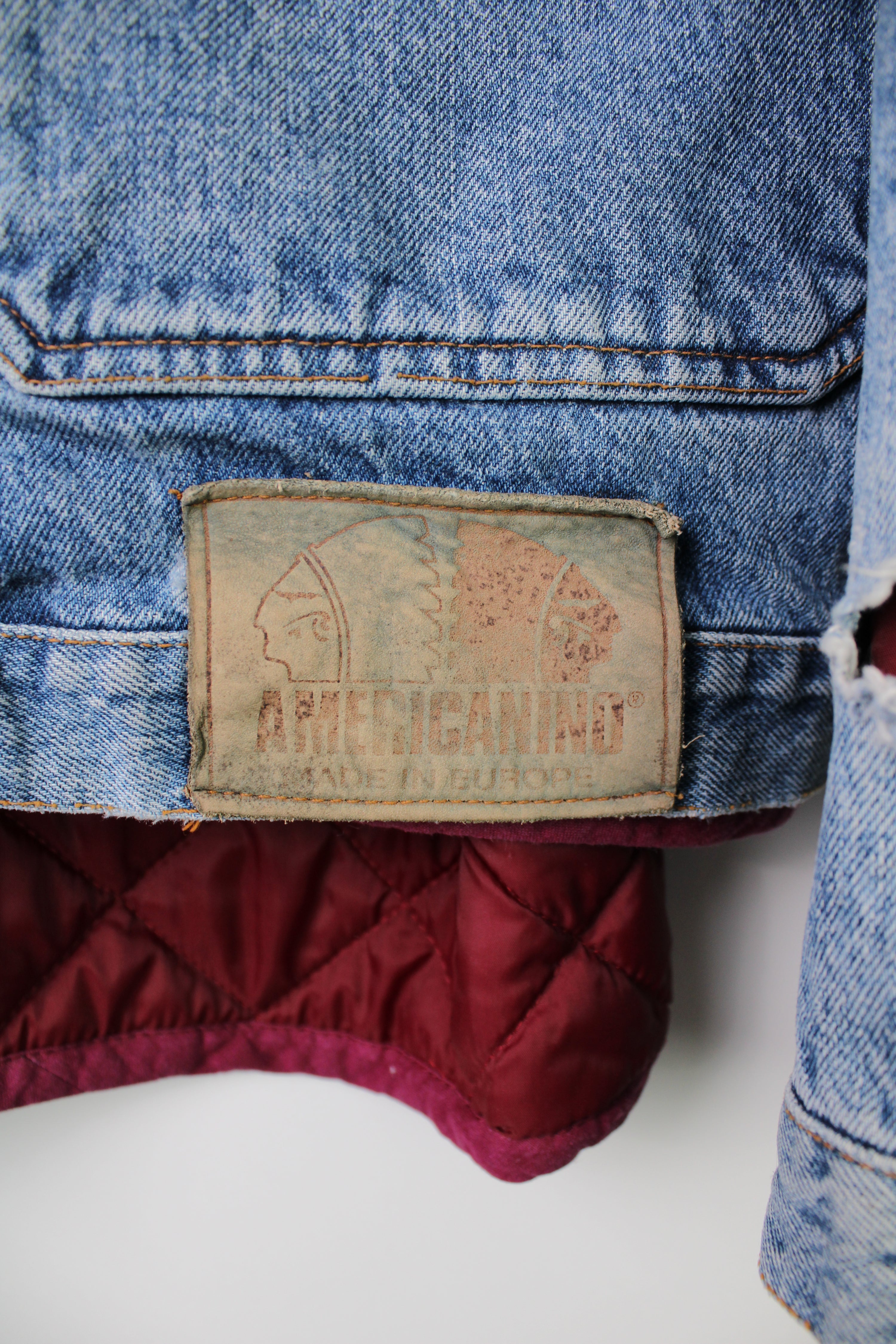 AMERICANINO DENIM JACKET WITH LINER - XL