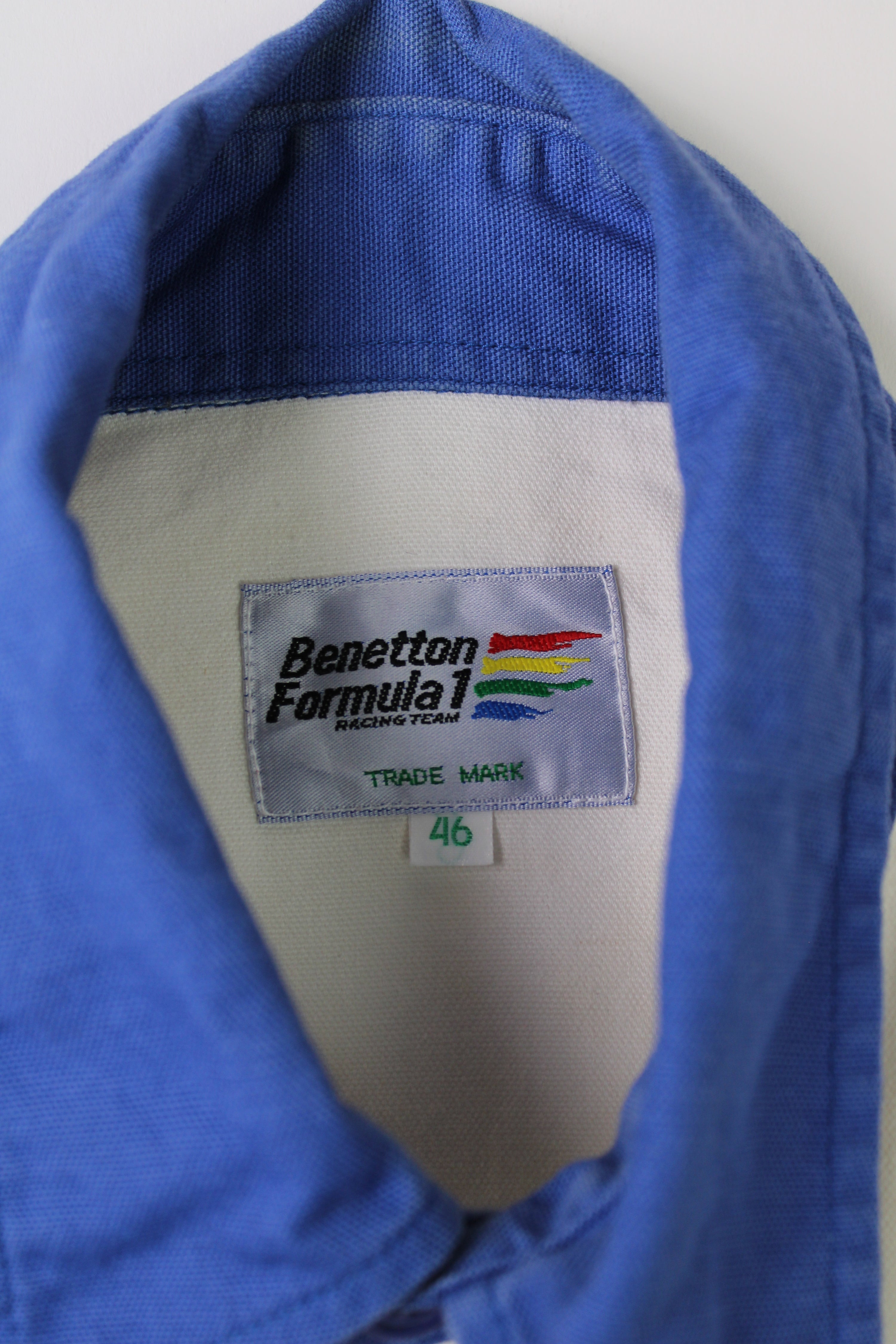 BENETTON FORMULA 1 RACING TEAM SHIRT - L/XL