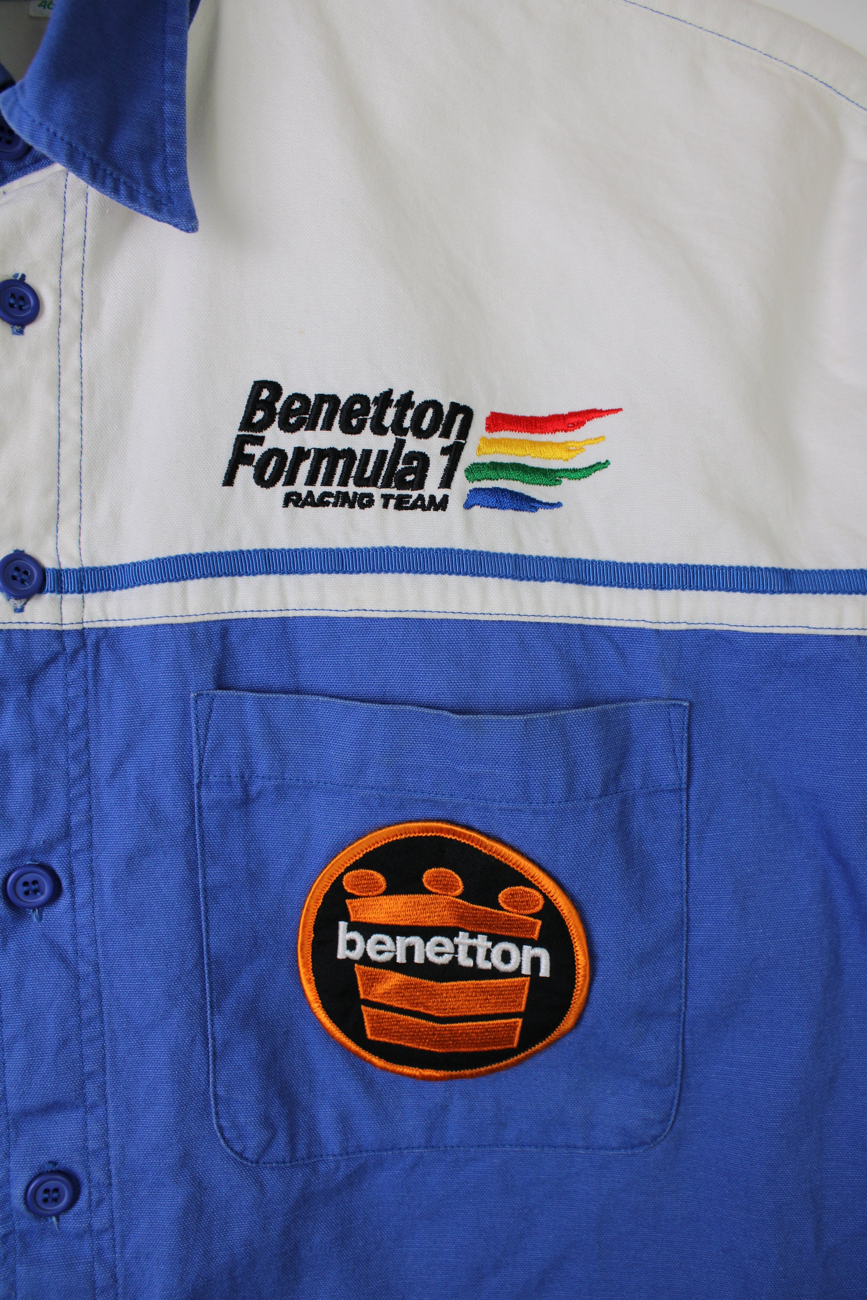 BENETTON FORMULA 1 RACING TEAM SHIRT - L/XL